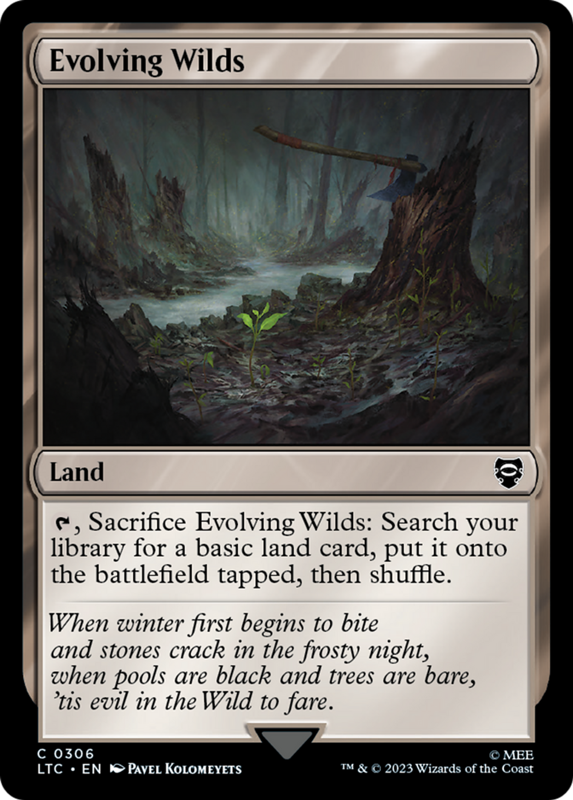 Evolving Wilds — Tales of Middle-earth Commander — Magic: The Gathering