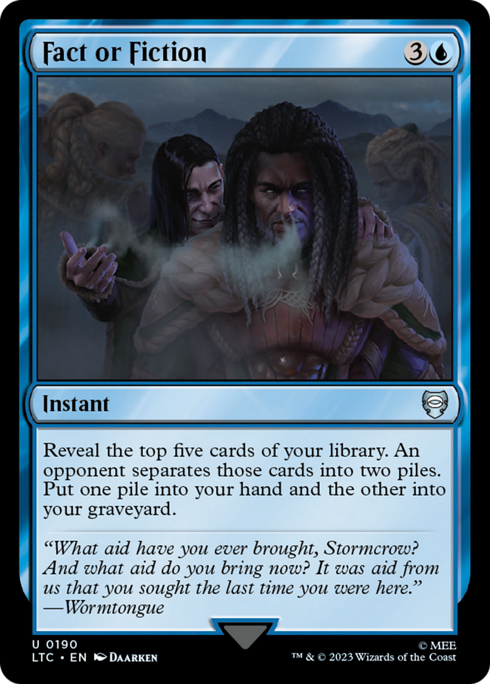 Fact or Fiction — Tales of Middle-earth Commander — Magic: The Gathering