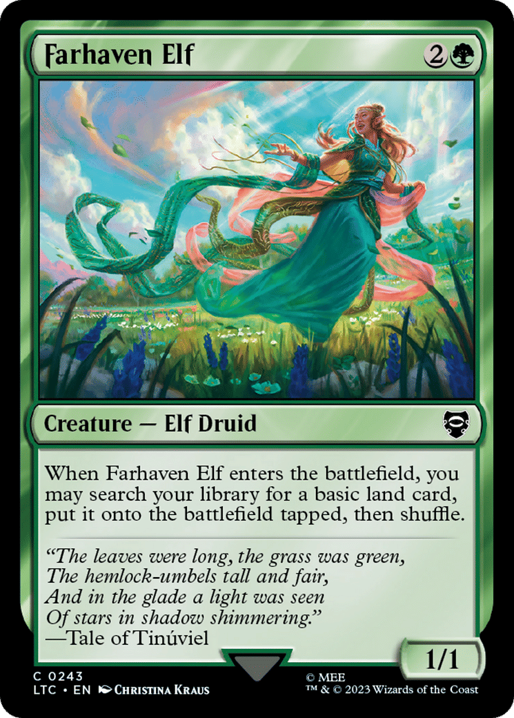 Farhaven Elf — Tales of Middle-earth Commander — Magic: The Gathering