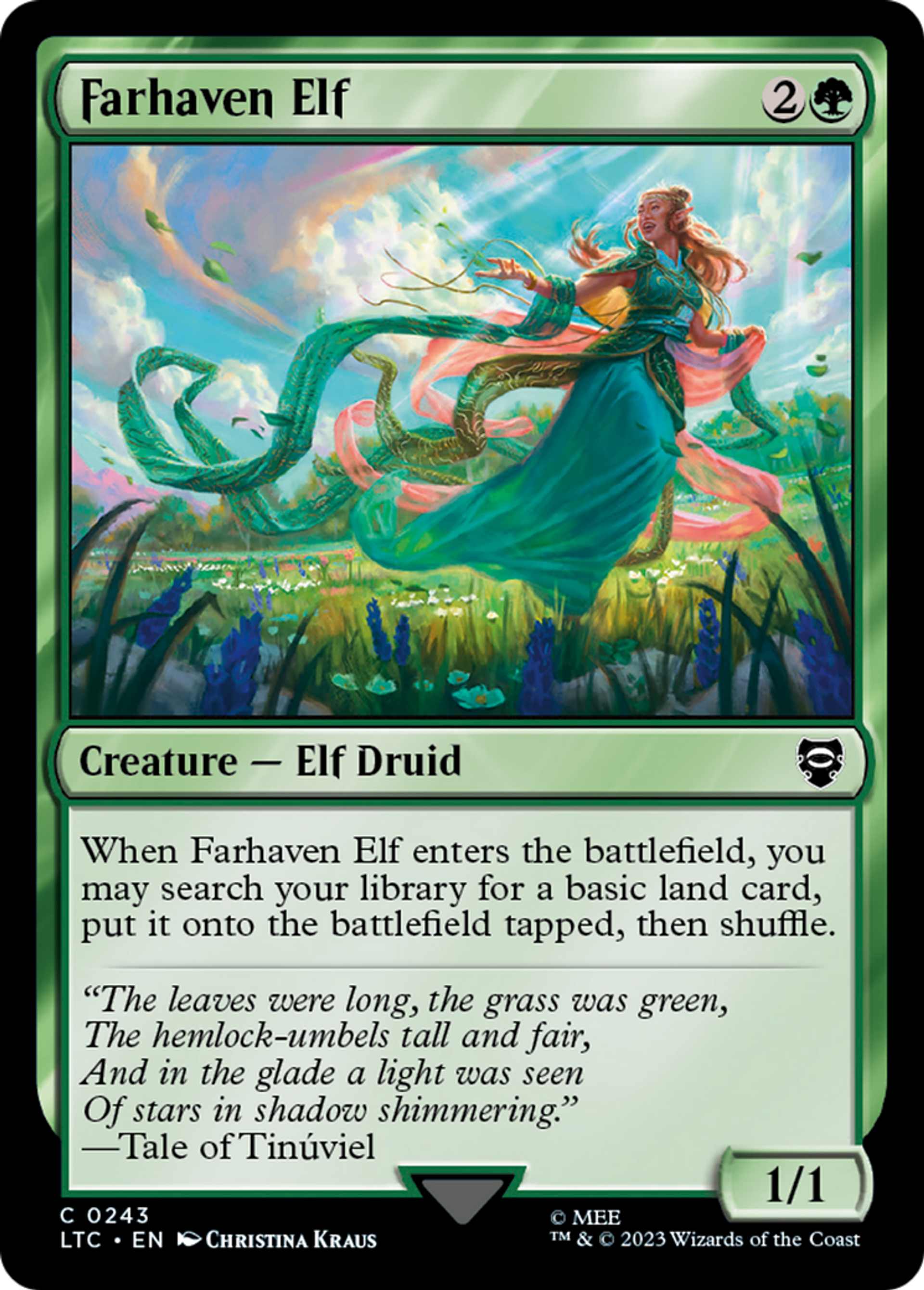 Farhaven Elf — Tales of Middle-earth Commander — Magic: The Gathering