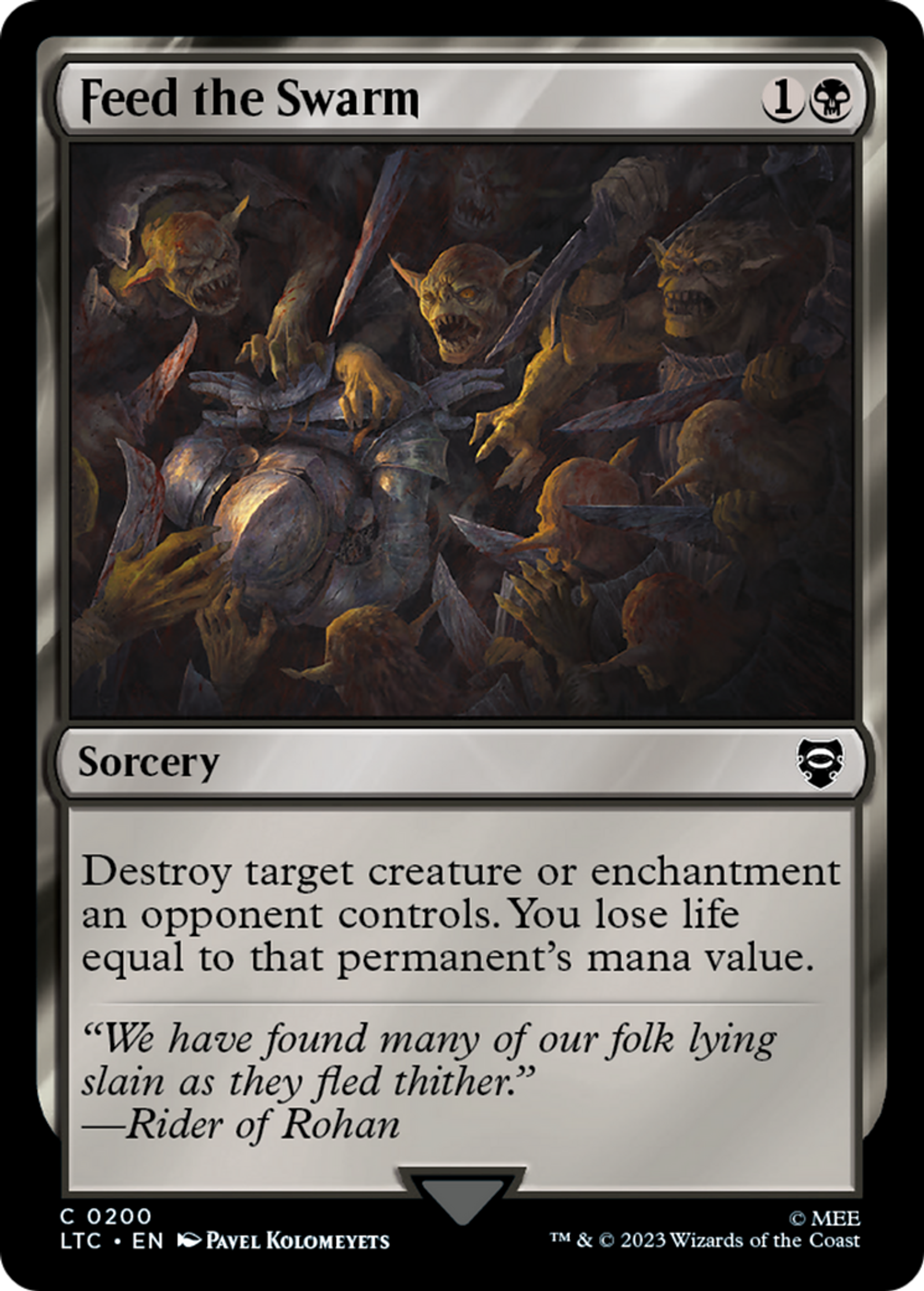 Feed the Swarm — Tales of Middle-earth Commander — Magic: The Gathering