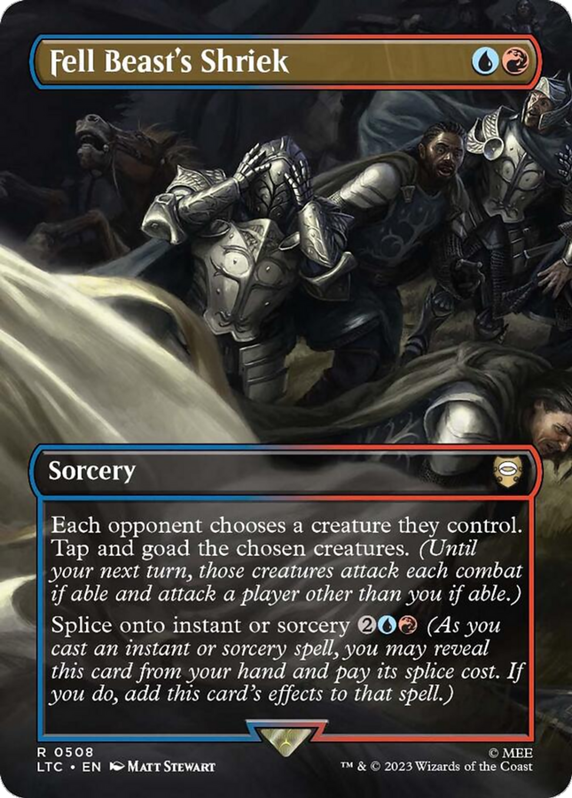 Fell Beast's Shriek — Tales of Middle-earth Commander — Magic: The Gathering