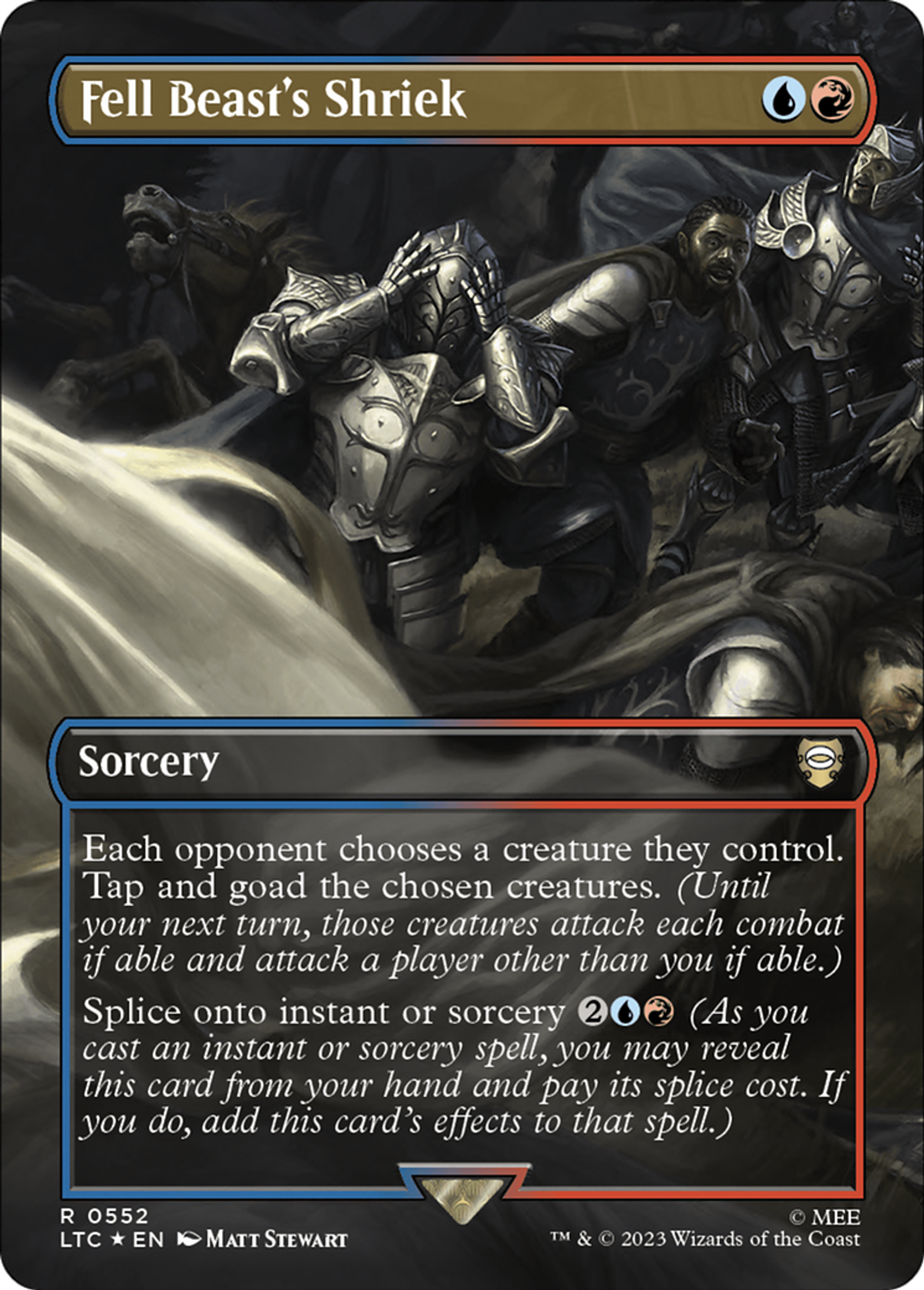 Fell Beast's Shriek — Tales of Middle-earth Commander — Magic: The Gathering