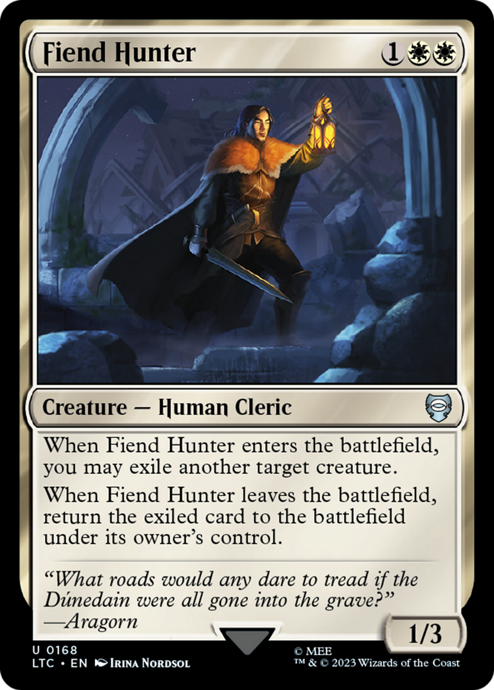 Fiend Hunter — Tales of Middle-earth Commander — Magic: The Gathering