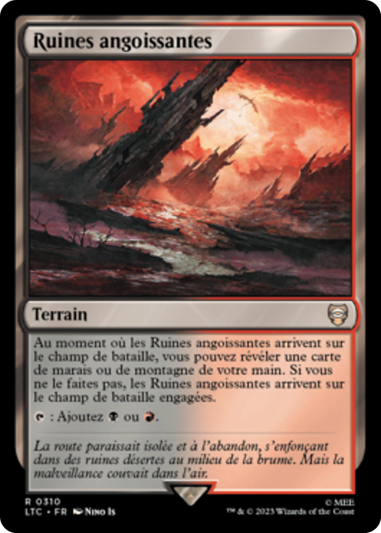 Ruines angoissantes — Tales of Middle-earth Commander — Magic: The Gathering