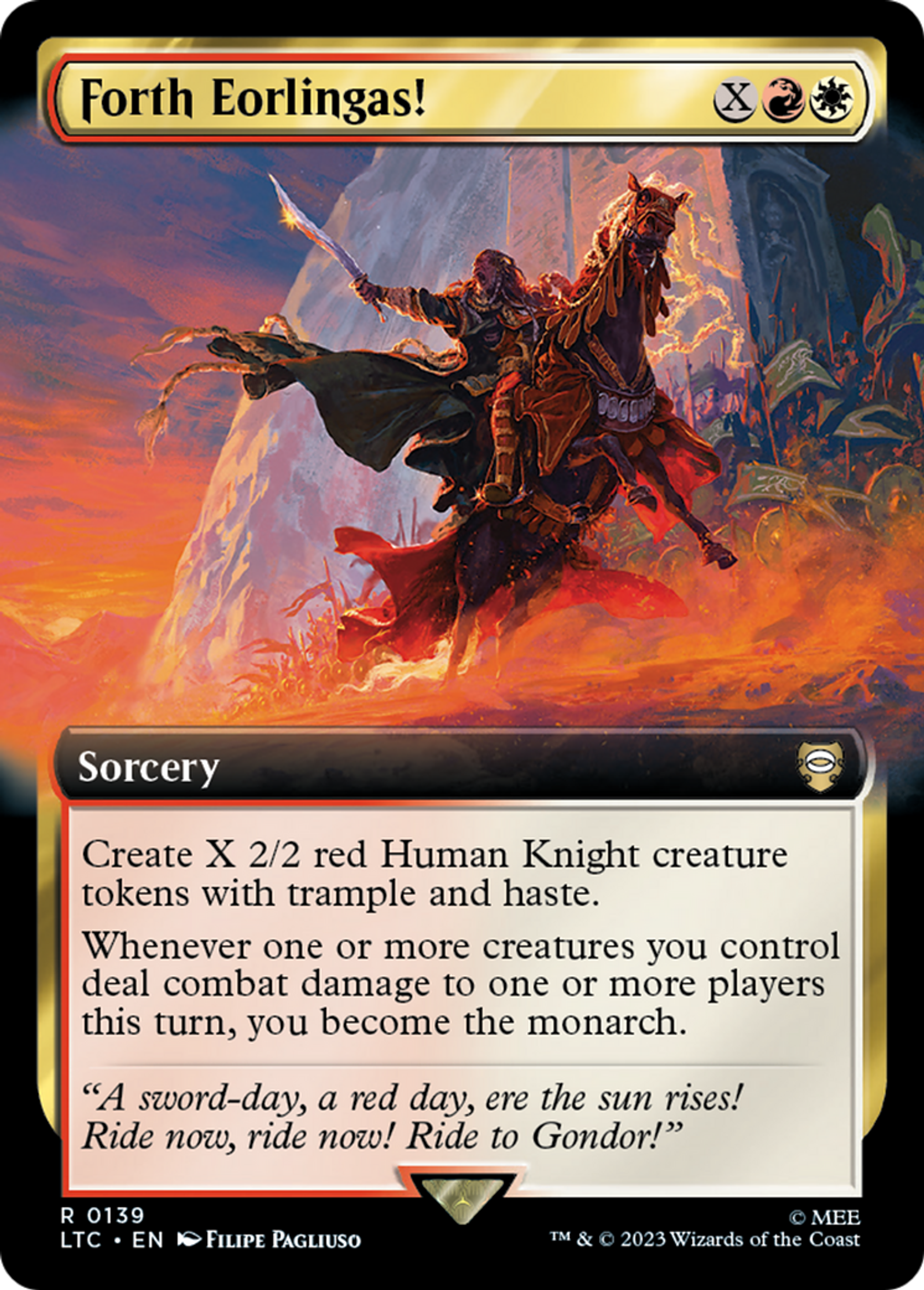Forth Eorlingas! — Tales of Middle-earth Commander — Magic: The Gathering