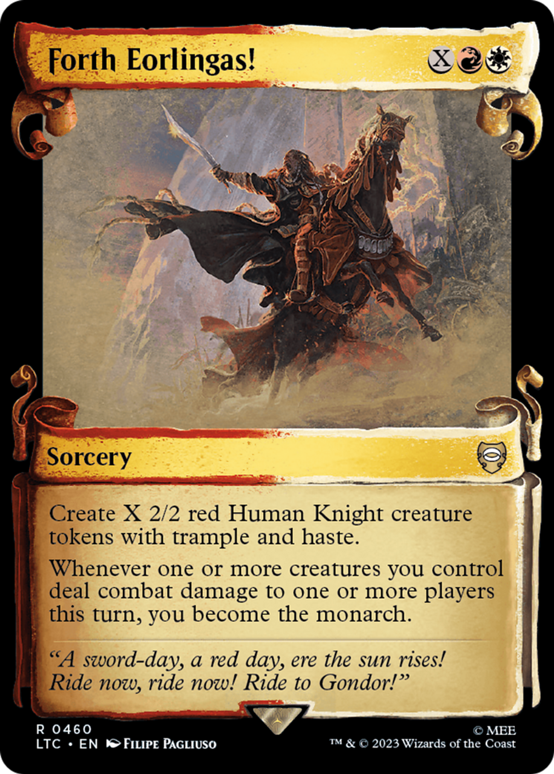 Forth Eorlingas! — Tales of Middle-earth Commander — Magic: The Gathering