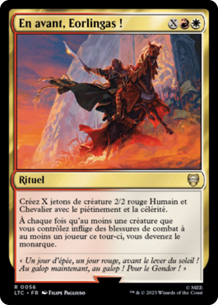 En avant, Eorlingas ! from Tales of Middle-earth Commander - Magic: The Gathering