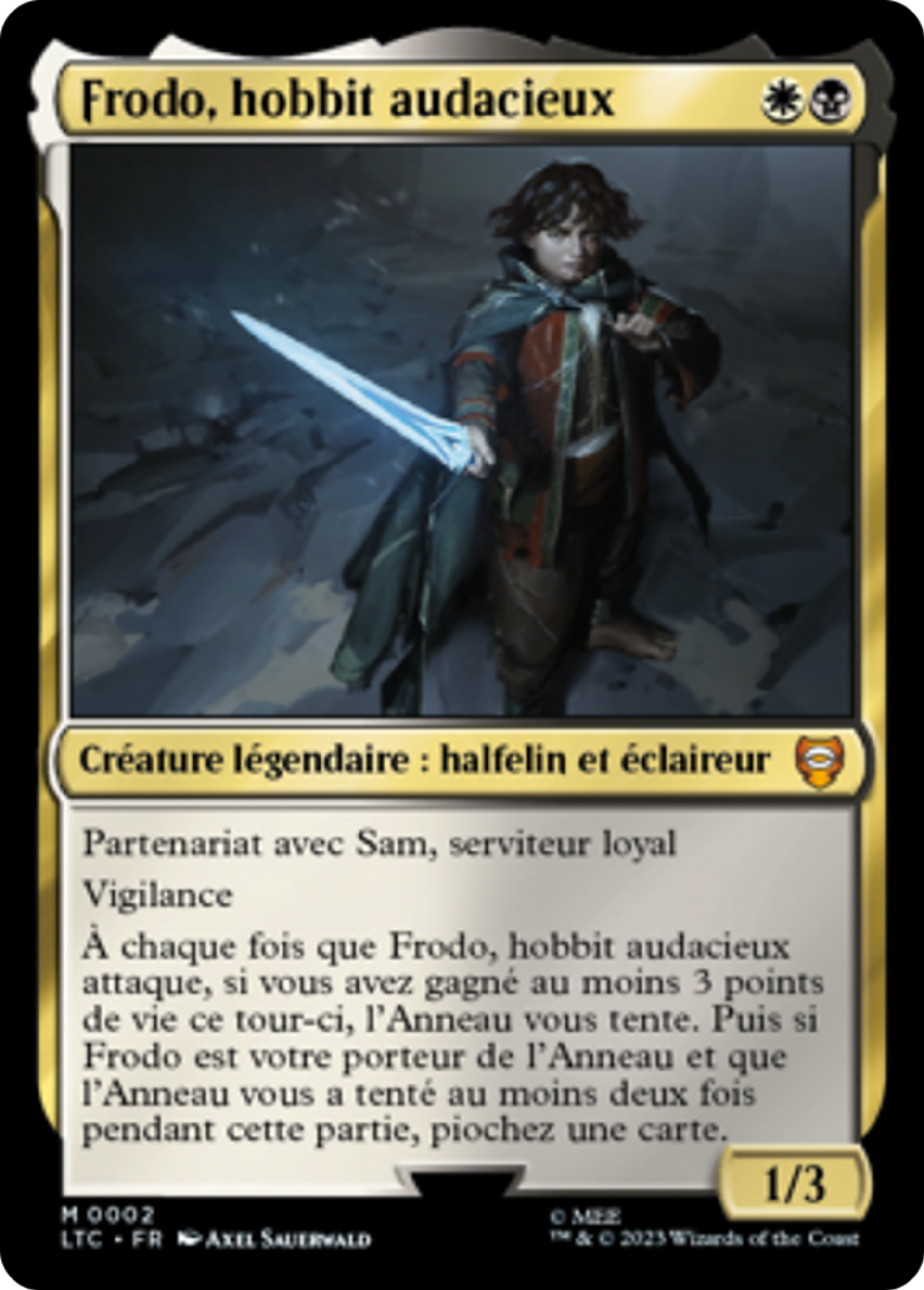 Frodo, hobbit audacieux — Tales of Middle-earth Commander — Magic: The Gathering