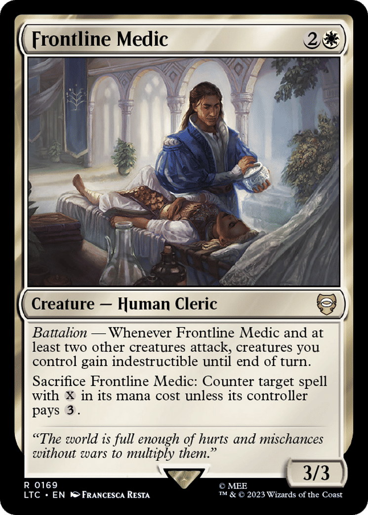 Frontline Medic — Tales of Middle-earth Commander — Magic: The Gathering