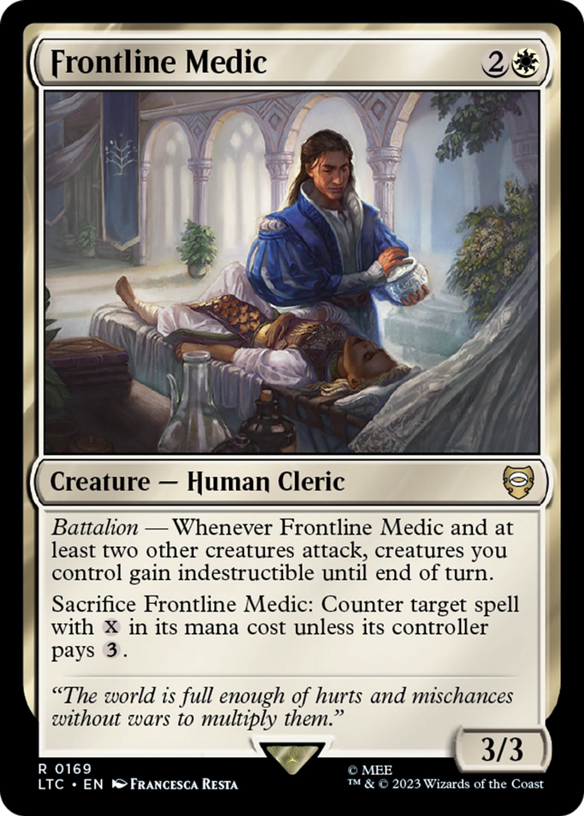 Frontline Medic — Tales of Middle-earth Commander — Magic: The Gathering