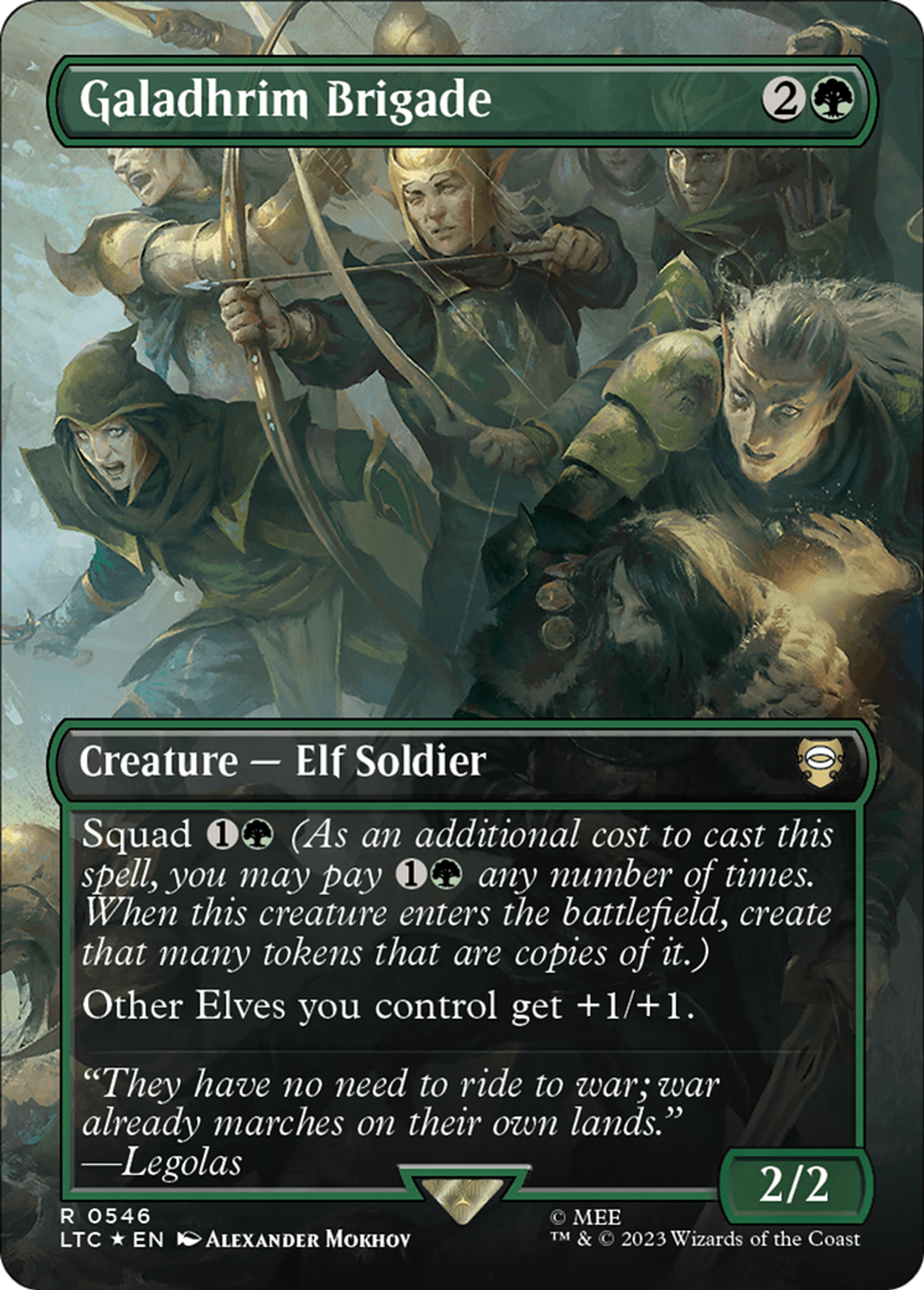 Galadhrim Brigade — Tales of Middle-earth Commander — Magic: The Gathering