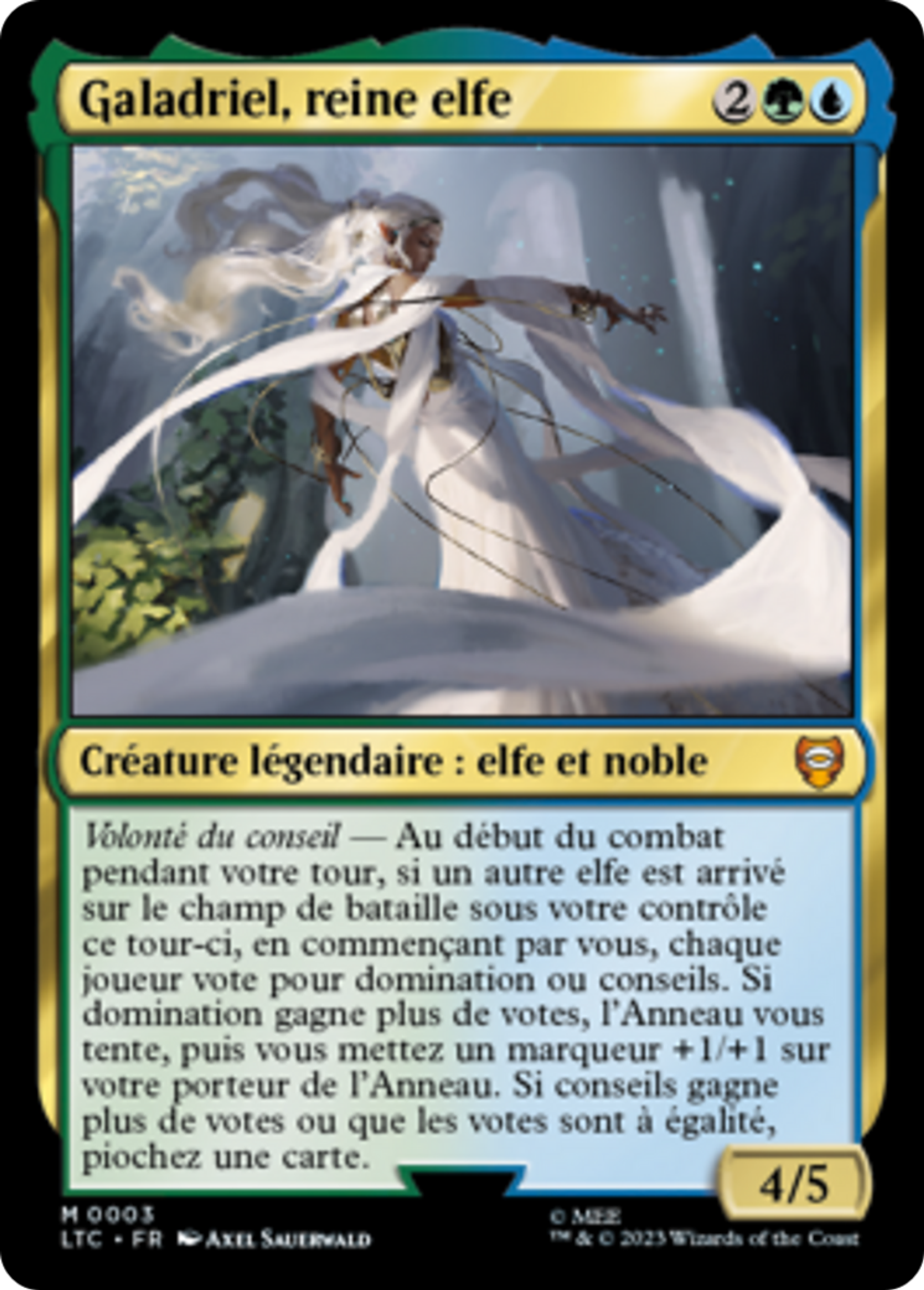 Galadriel, reine elfe — Tales of Middle-earth Commander — Magic: The Gathering