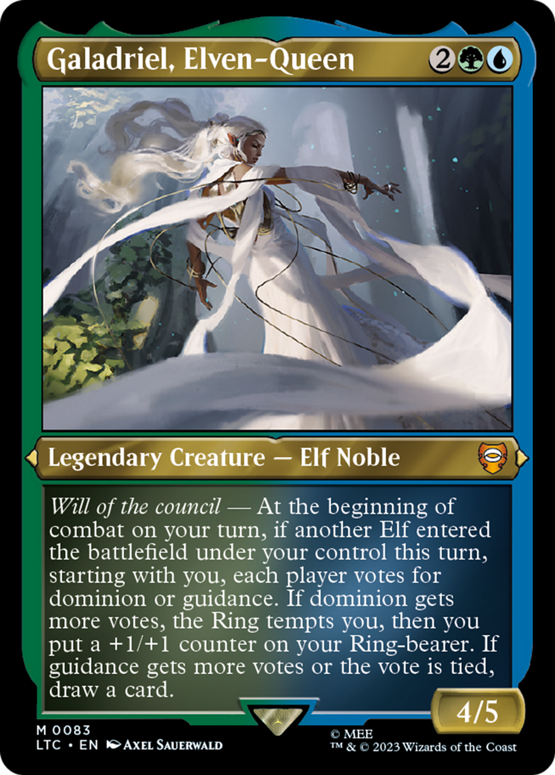 Galadriel, Elven-Queen — Tales of Middle-earth Commander — Magic: The Gathering
