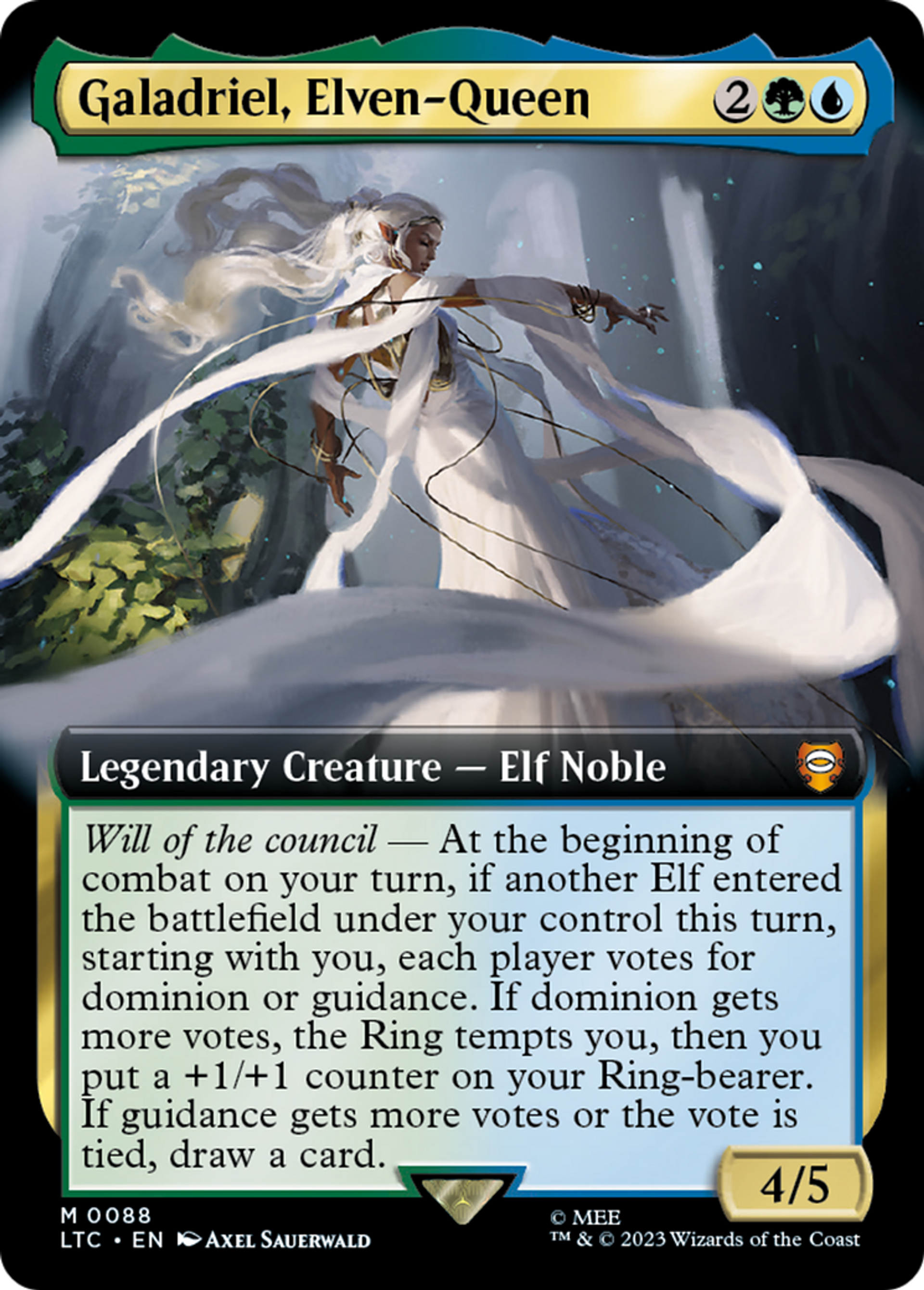 Galadriel, Elven-Queen — Tales of Middle-earth Commander — Magic: The Gathering