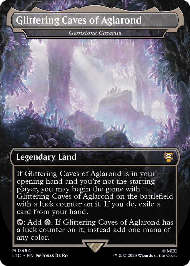 Gemstone Caverns — Tales of Middle-earth Commander — Magic: The Gathering