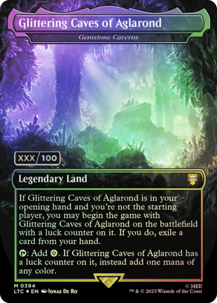 Gemstone Caverns — Tales of Middle-earth Commander — Magic: The Gathering