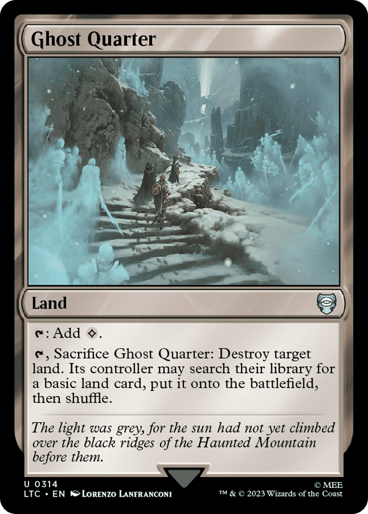 Ghost Quarter — Tales of Middle-earth Commander — Magic: The Gathering