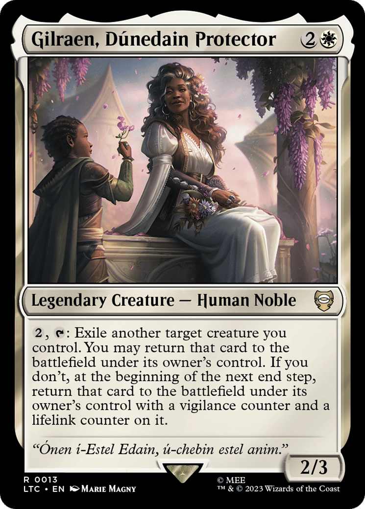 Gilraen, Dúnedain Protector — Tales of Middle-earth Commander — Magic: The Gathering