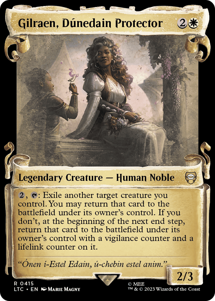 Gilraen, Dúnedain Protector — Tales of Middle-earth Commander — Magic: The Gathering