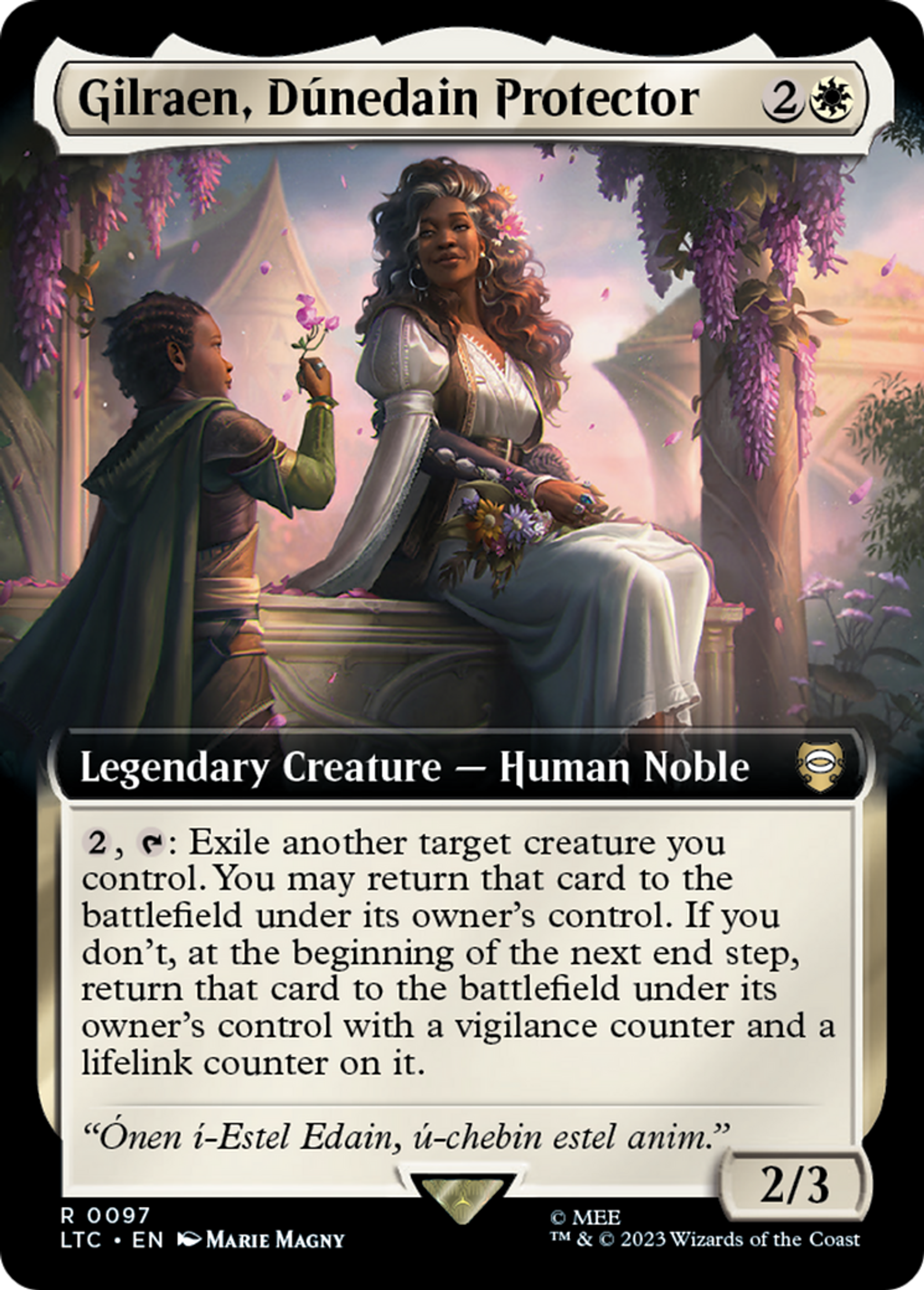 Gilraen, Dúnedain Protector — Tales of Middle-earth Commander — Magic: The Gathering