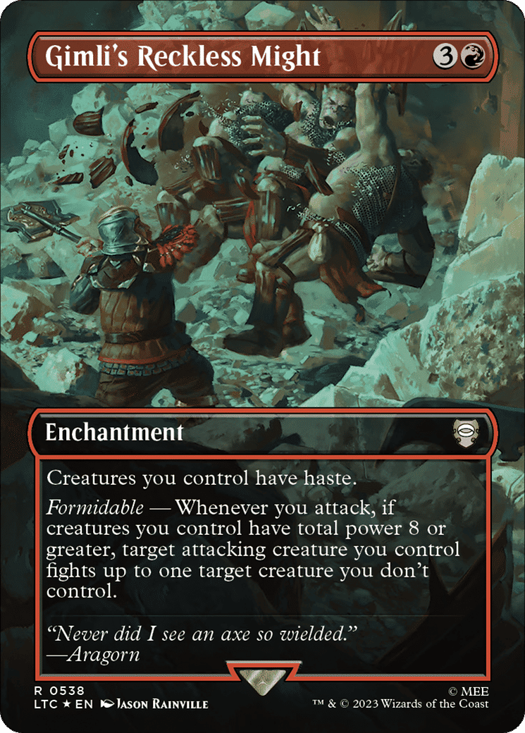 Gimli's Reckless Might — Tales of Middle-earth Commander — Magic: The Gathering