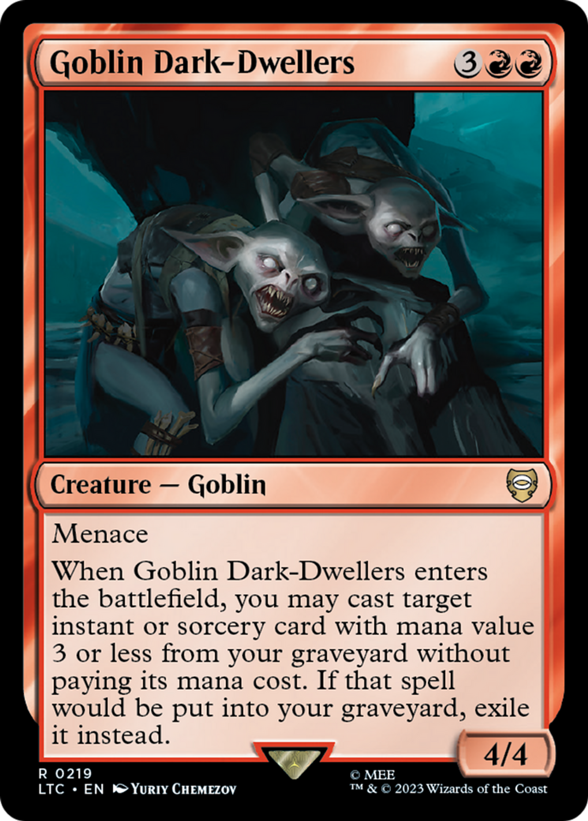 Goblin Dark-Dwellers — Tales of Middle-earth Commander — Magic: The Gathering