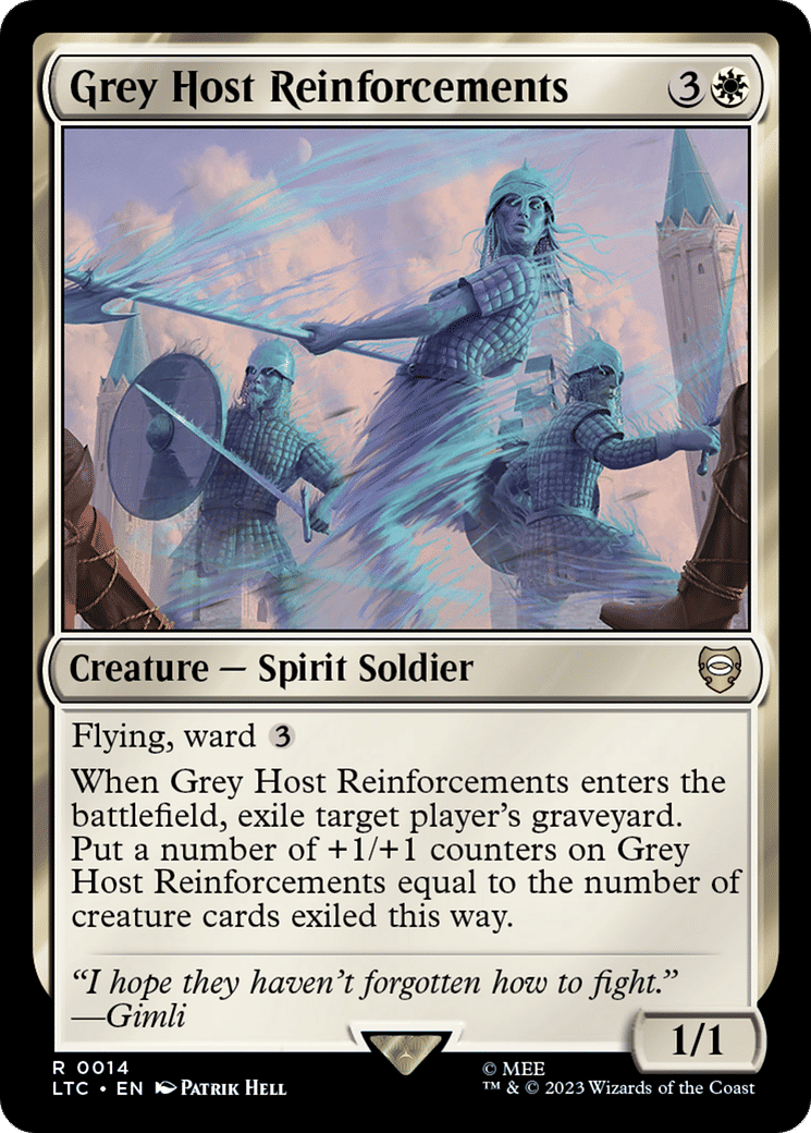 Grey Host Reinforcements — Tales of Middle-earth Commander — Magic: The Gathering