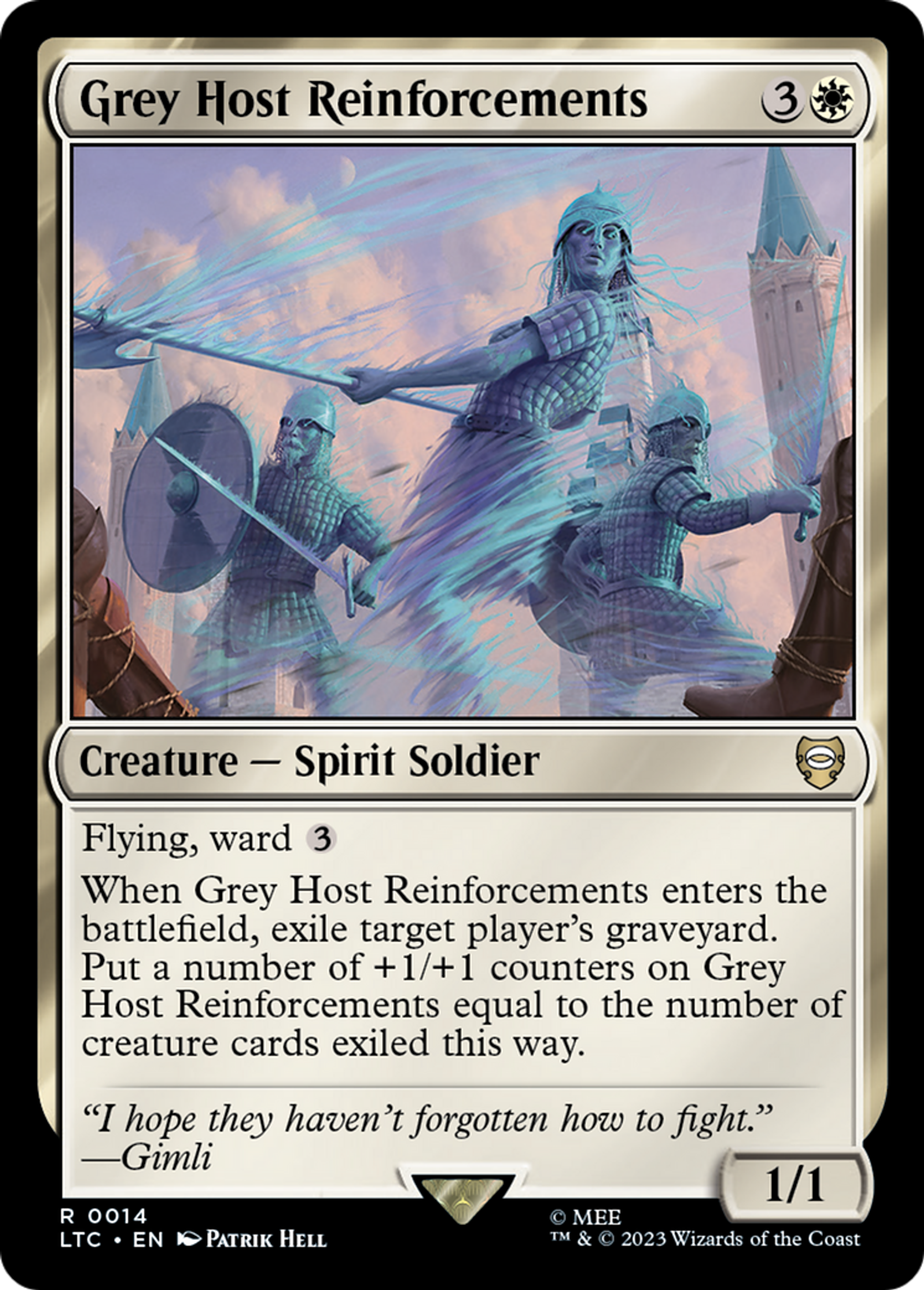 Grey Host Reinforcements — Tales of Middle-earth Commander — Magic: The Gathering