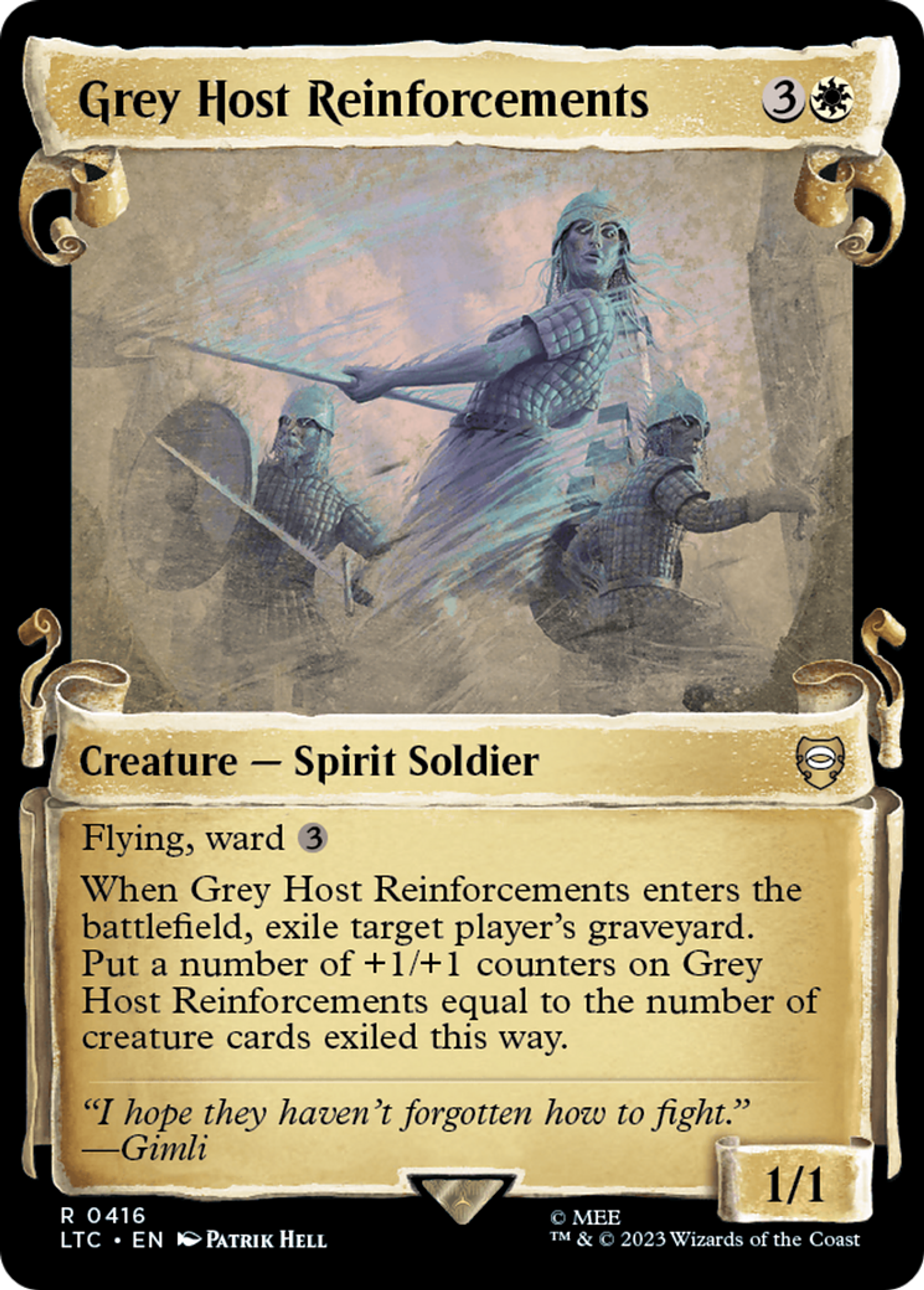 Grey Host Reinforcements — Tales of Middle-earth Commander — Magic: The Gathering