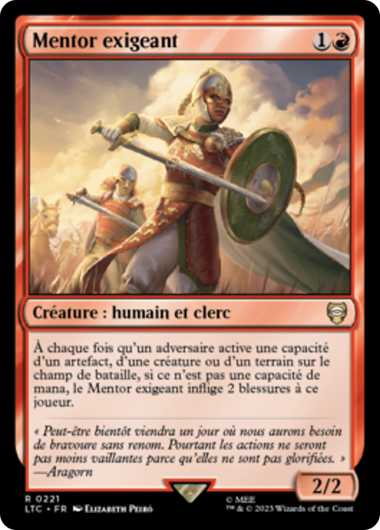 Mentor exigeant — Tales of Middle-earth Commander — Magic: The Gathering