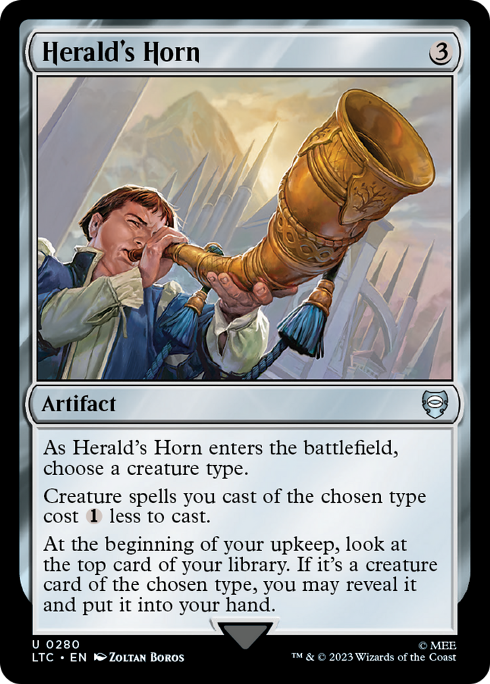Herald's Horn — Tales of Middle-earth Commander — Magic: The Gathering