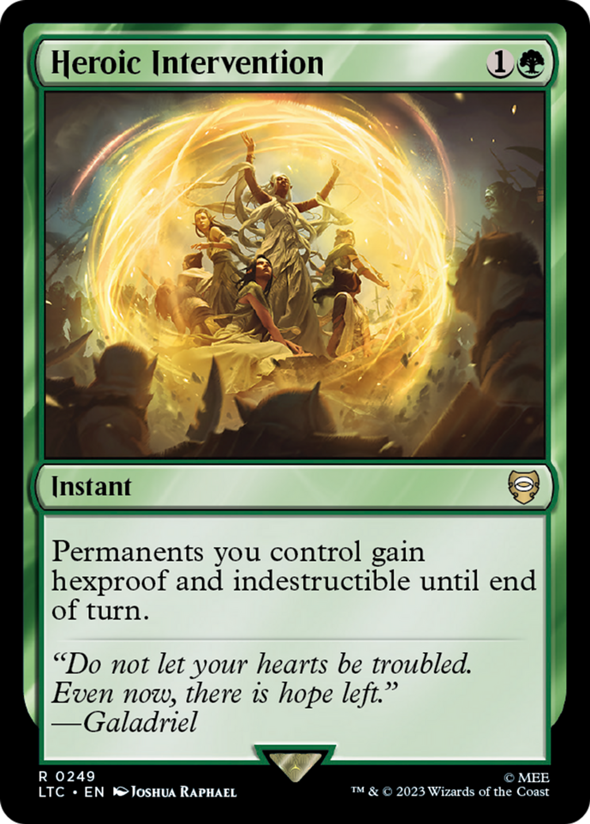 Heroic Intervention — Tales of Middle-earth Commander — Magic: The Gathering