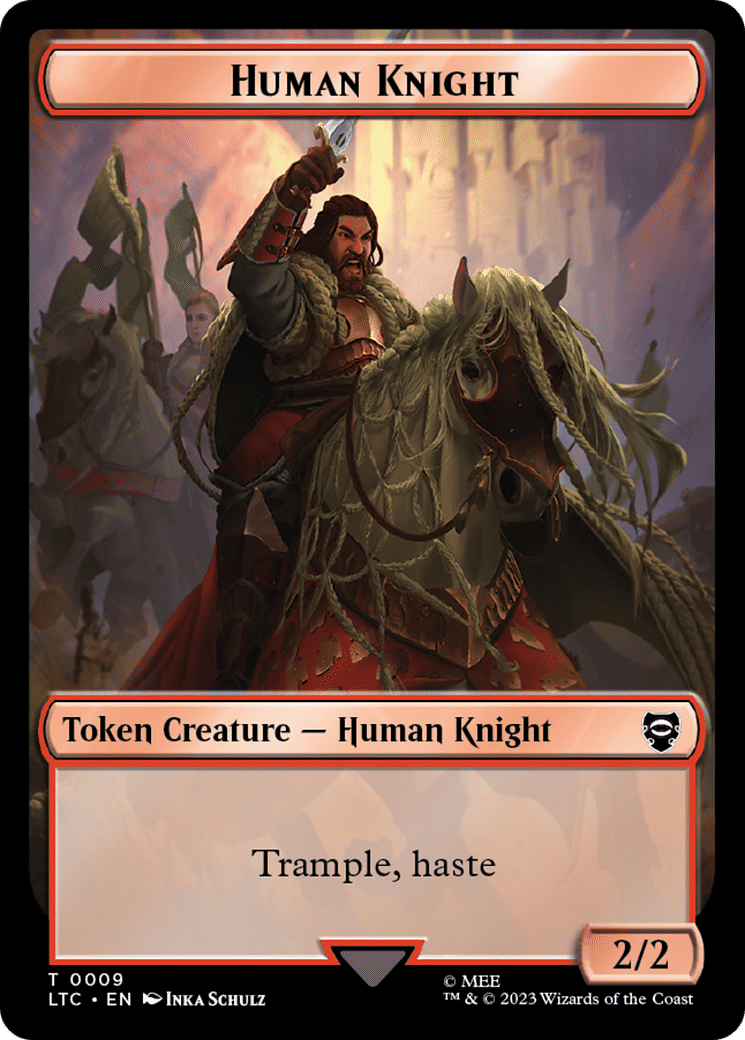 Human Knight — Tales of Middle-earth Commander — Magic: The Gathering