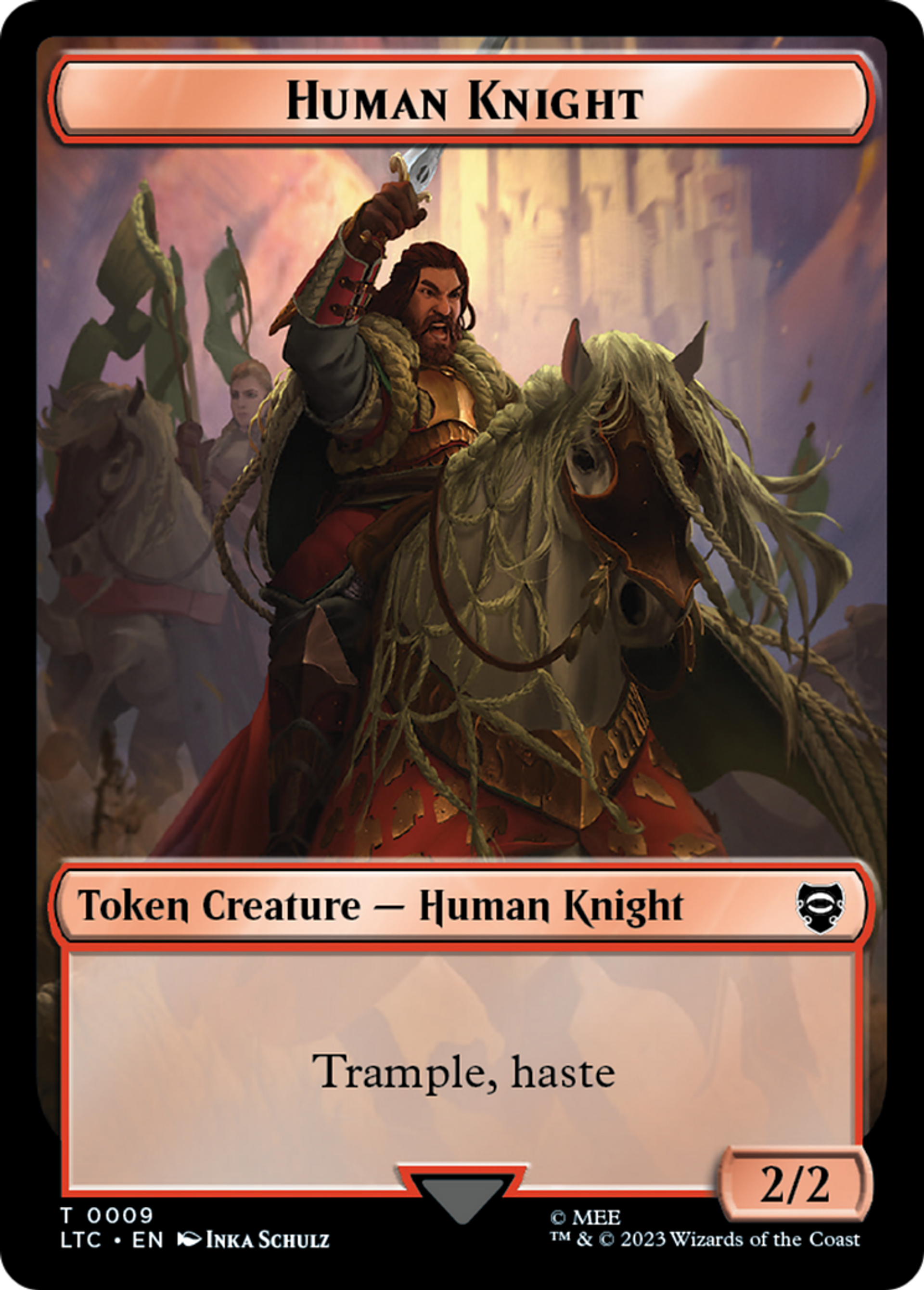 Human Knight — Tales of Middle-earth Commander — Magic: The Gathering