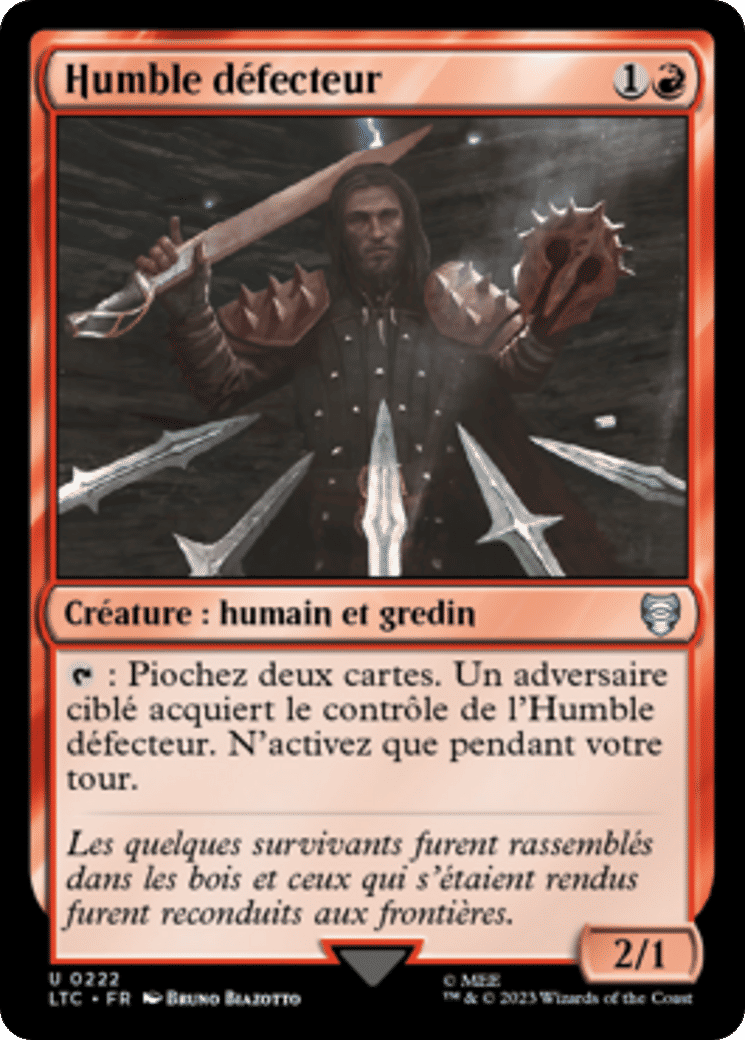 Humble défecteur — Tales of Middle-earth Commander — Magic: The Gathering