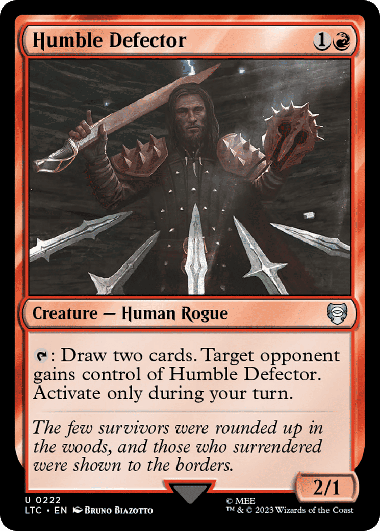 Humble Defector — Tales of Middle-earth Commander — Magic: The Gathering