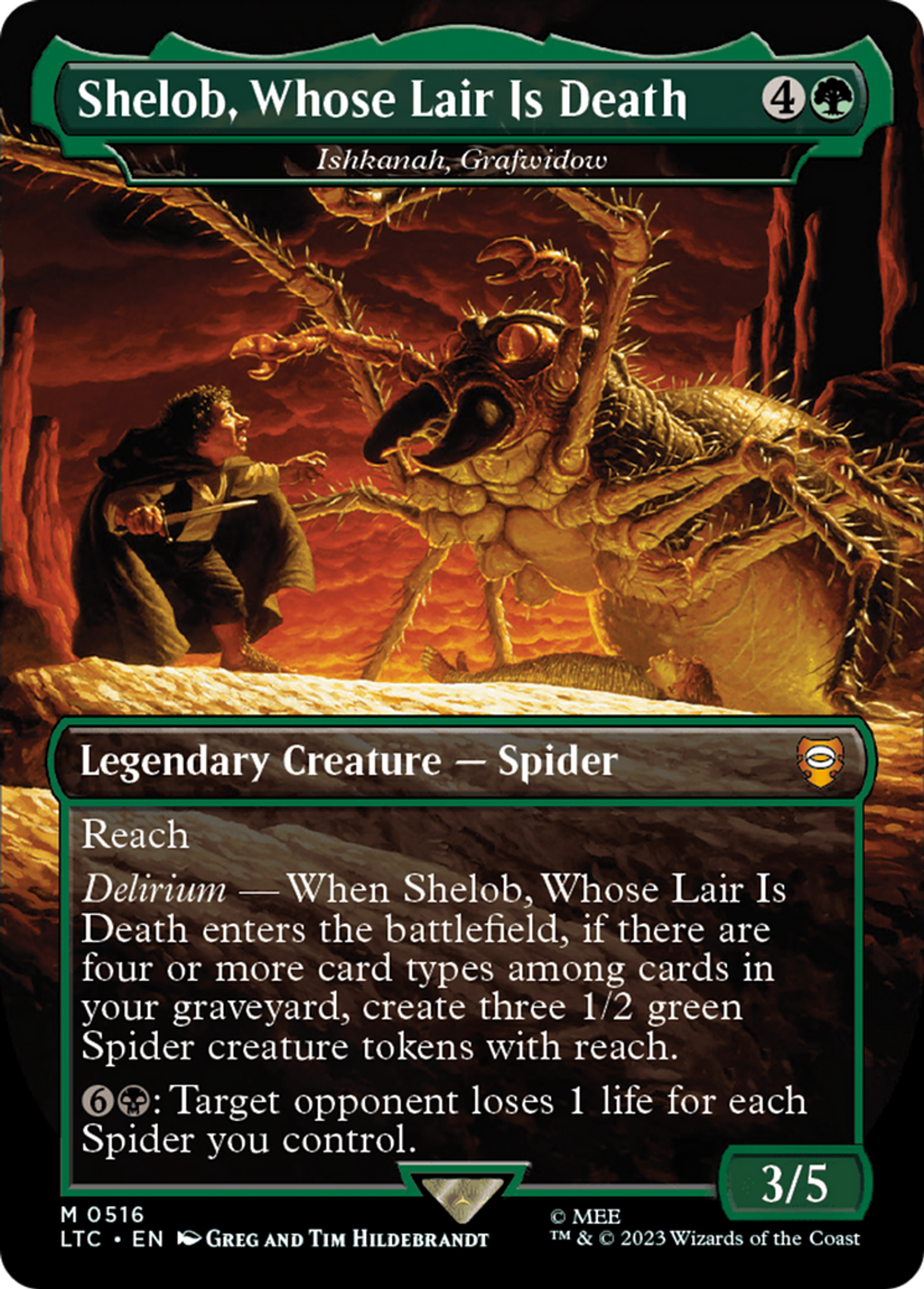 Ishkanah, Grafwidow — Tales of Middle-earth Commander — Magic: The Gathering
