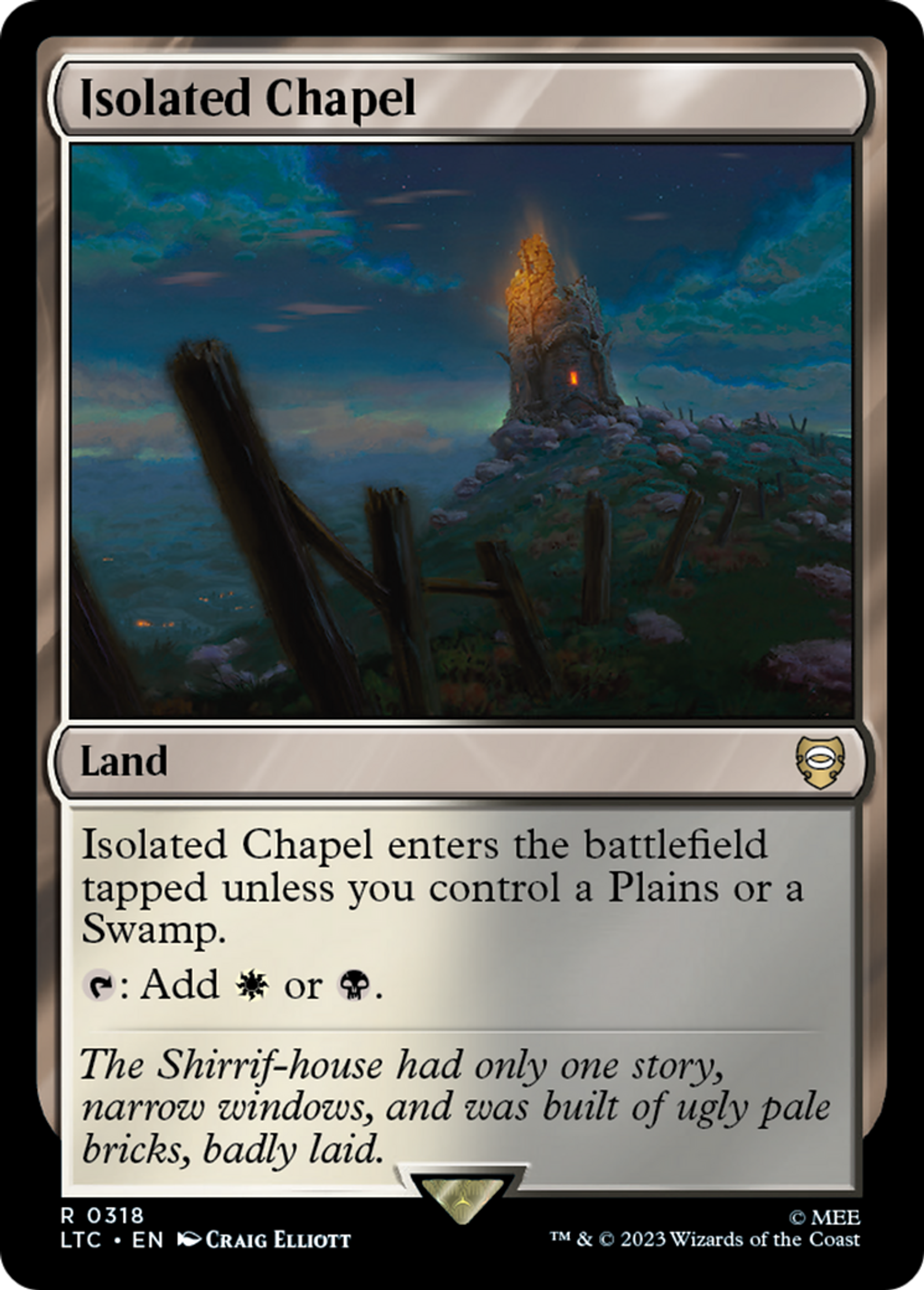 Isolated Chapel — Tales of Middle-earth Commander — Magic: The Gathering