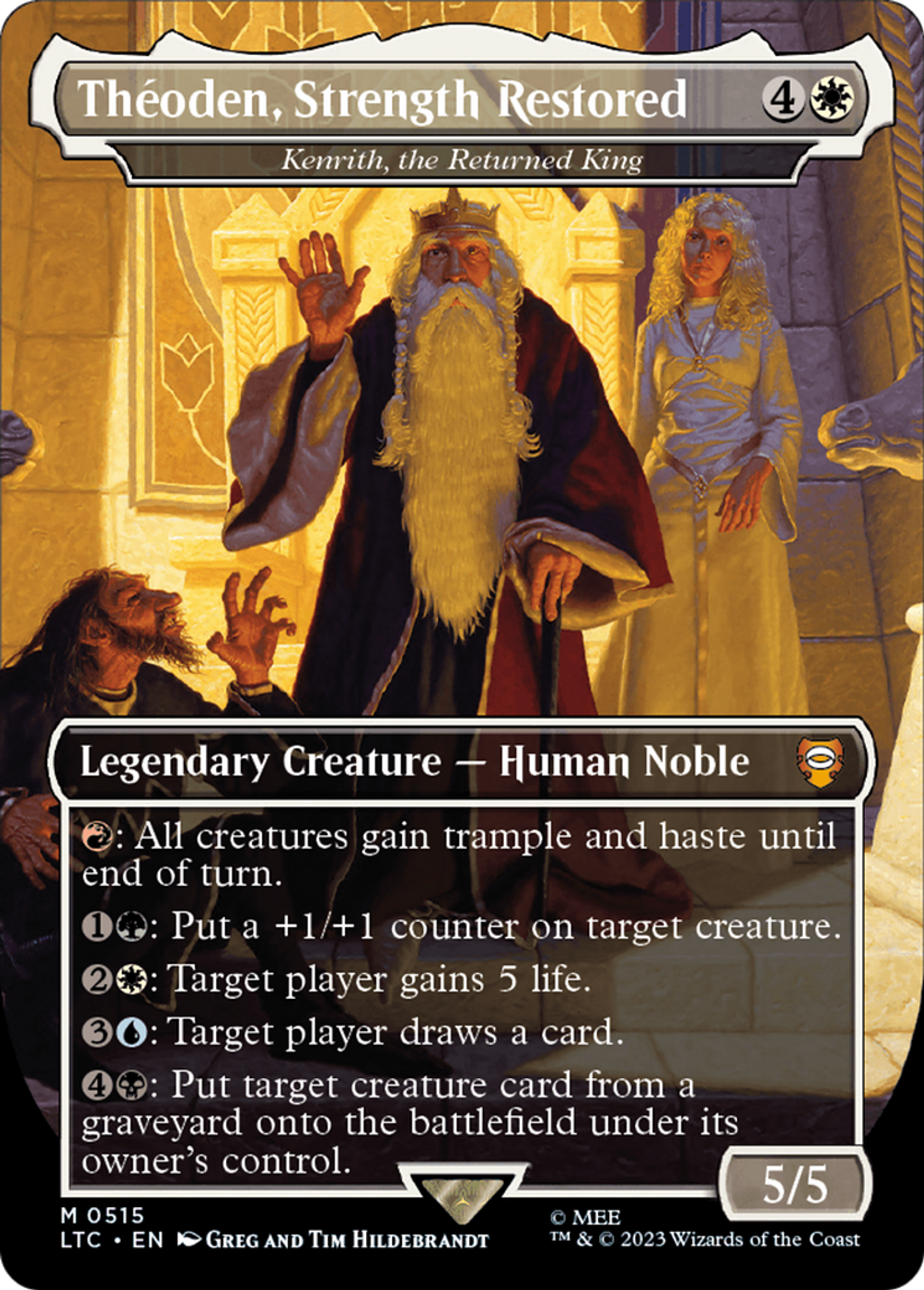 Kenrith, the Returned King — Tales of Middle-earth Commander — Magic: The Gathering