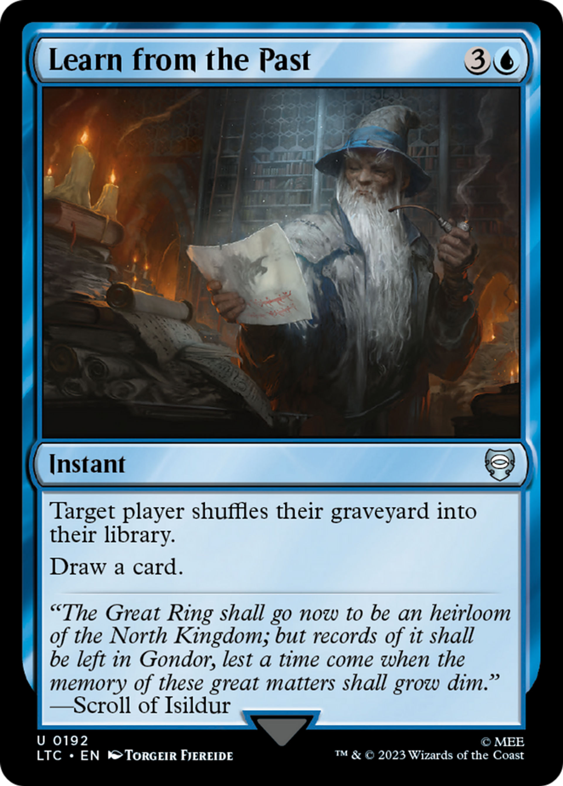 Learn from the Past — Tales of Middle-earth Commander — Magic: The Gathering