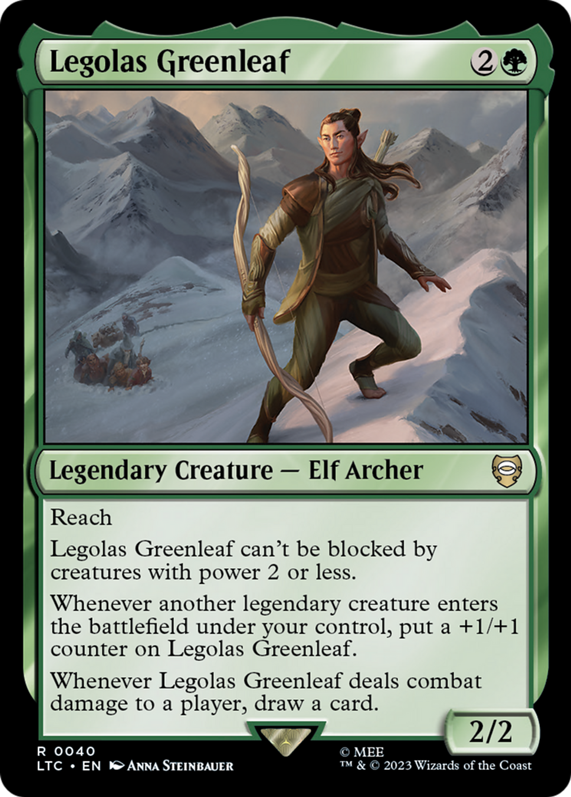 Legolas Greenleaf — Tales of Middle-earth Commander — Magic: The Gathering