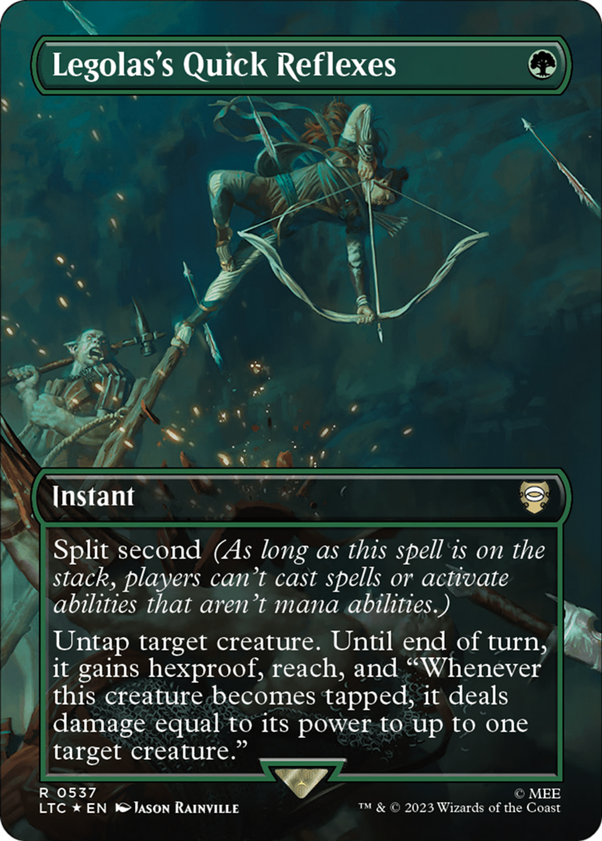 Legolas's Quick Reflexes — Tales of Middle-earth Commander — Magic: The Gathering