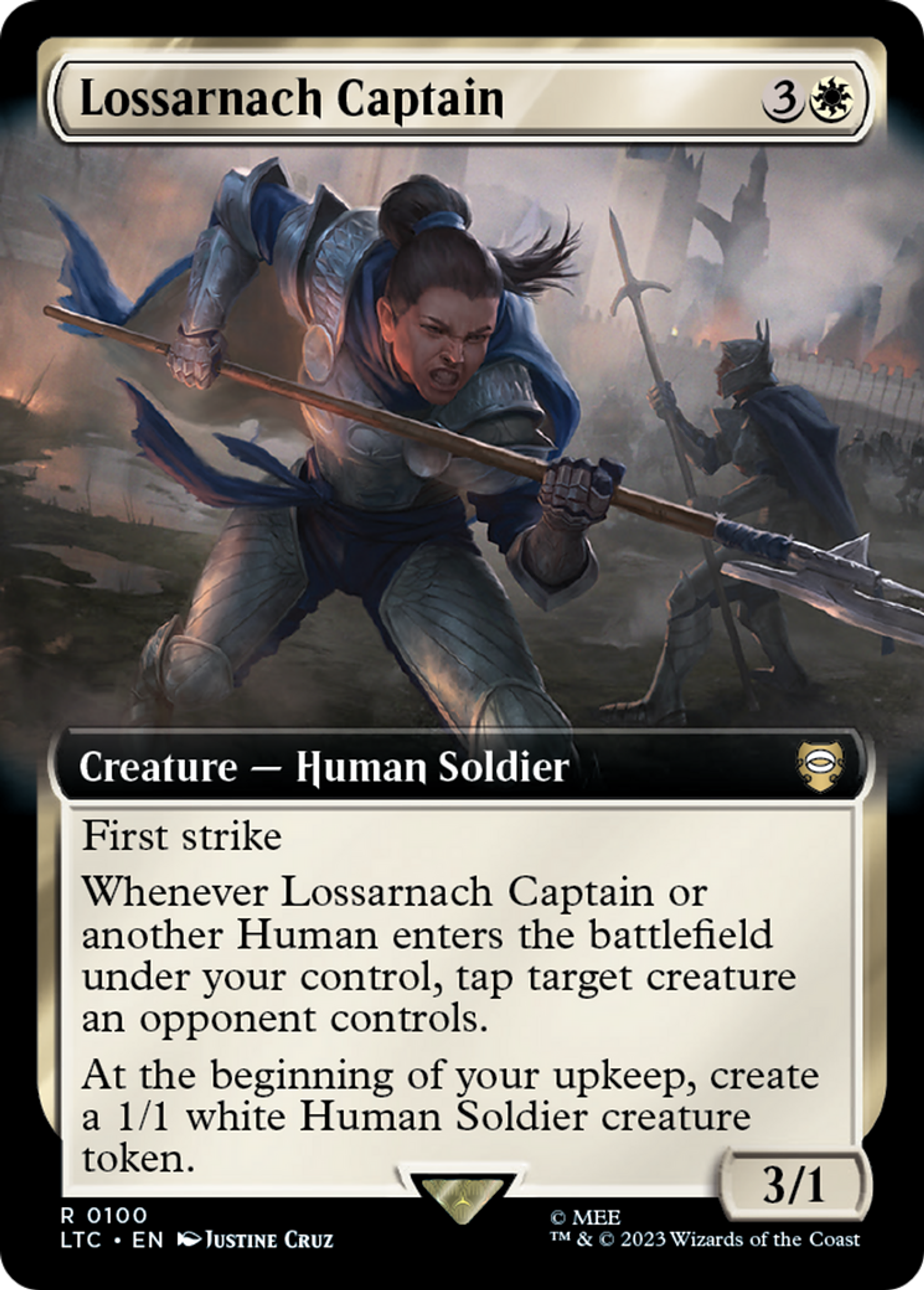 Lossarnach Captain — Tales of Middle-earth Commander — Magic: The Gathering