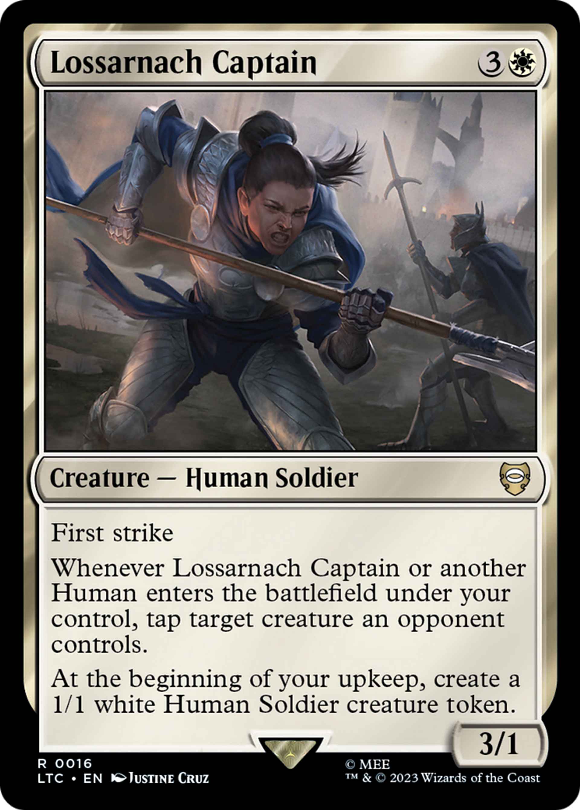 Lossarnach Captain — Tales of Middle-earth Commander — Magic: The Gathering