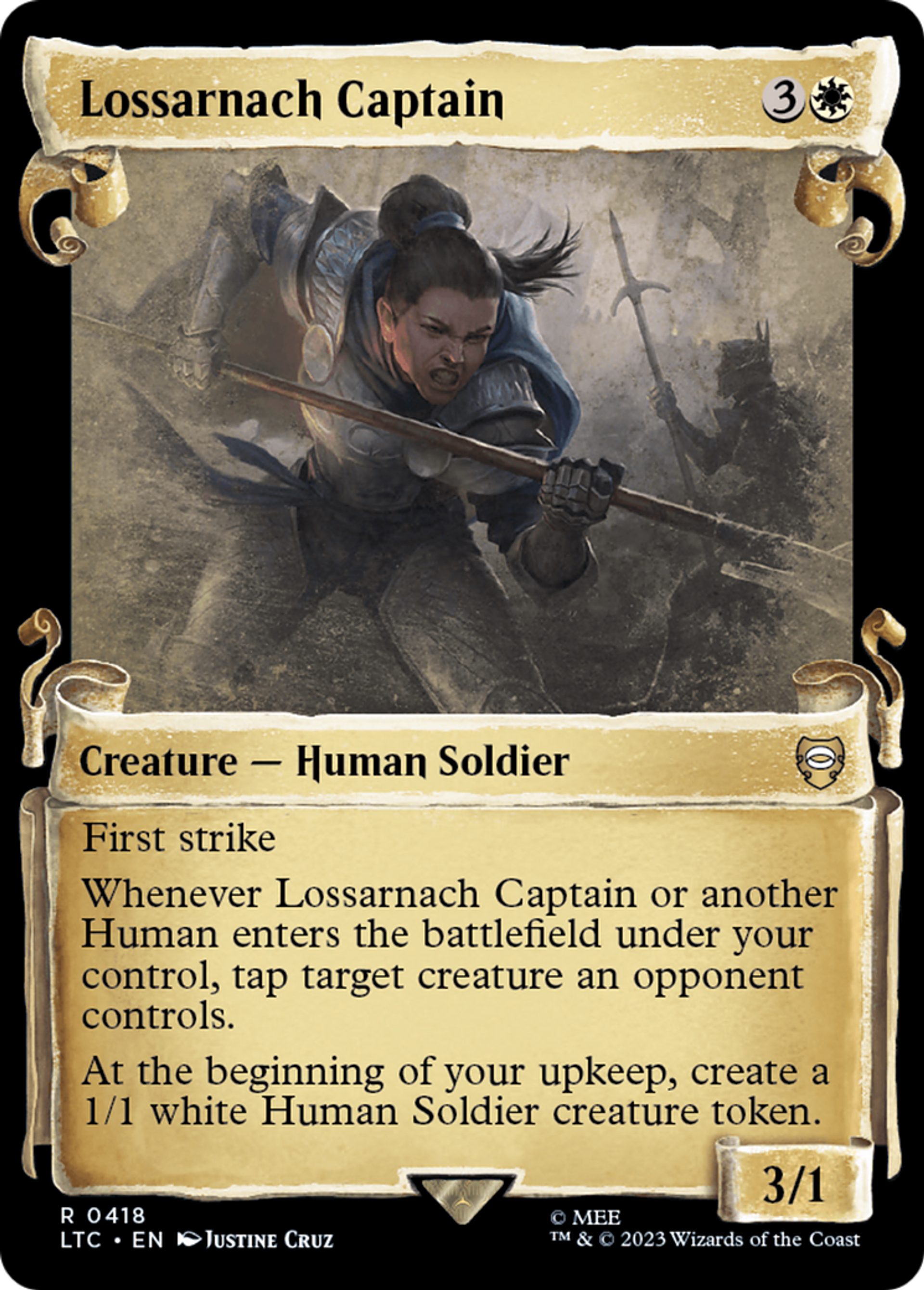 Lossarnach Captain — Tales of Middle-earth Commander — Magic: The Gathering