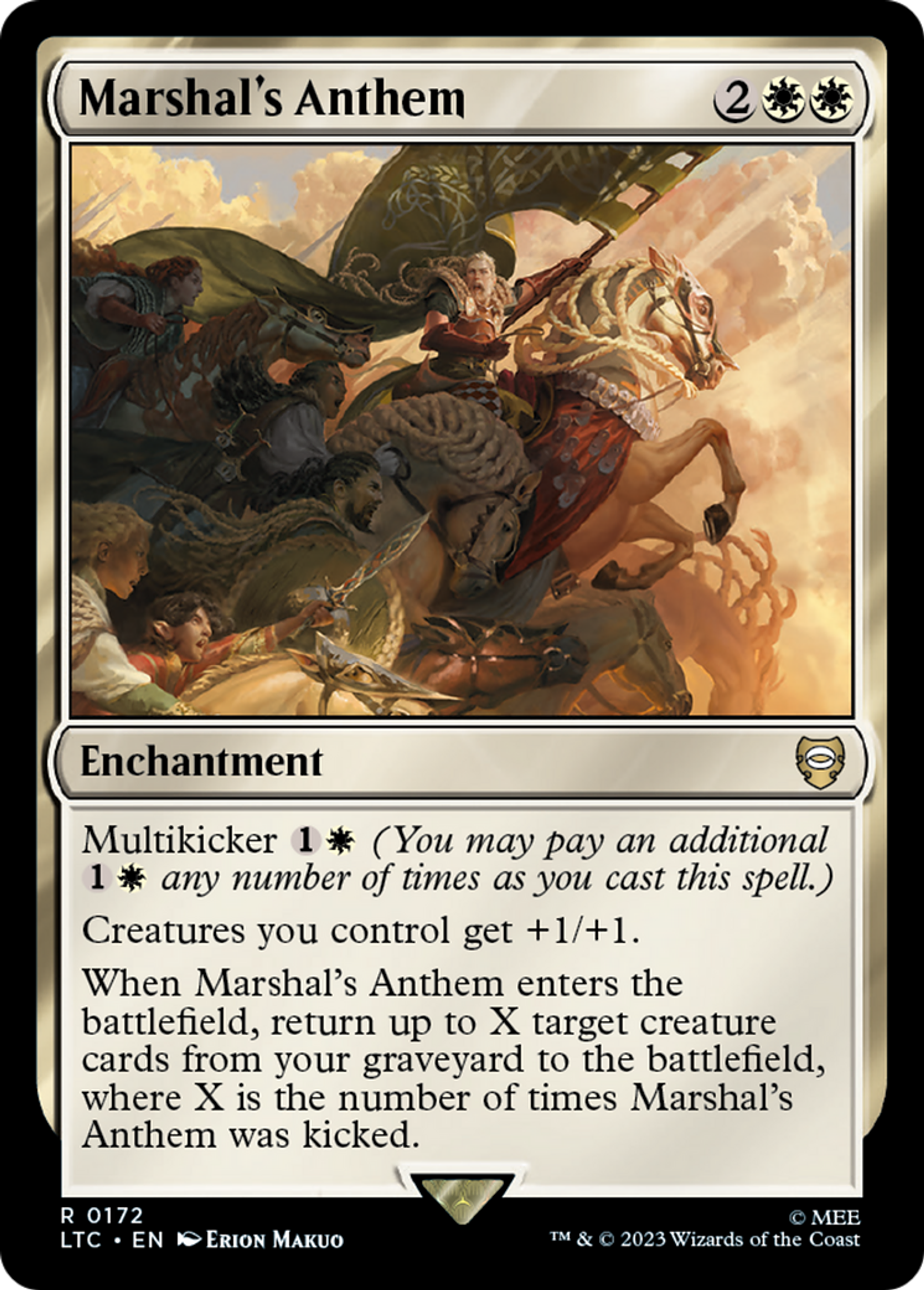 Marshal's Anthem — Tales of Middle-earth Commander — Magic: The Gathering