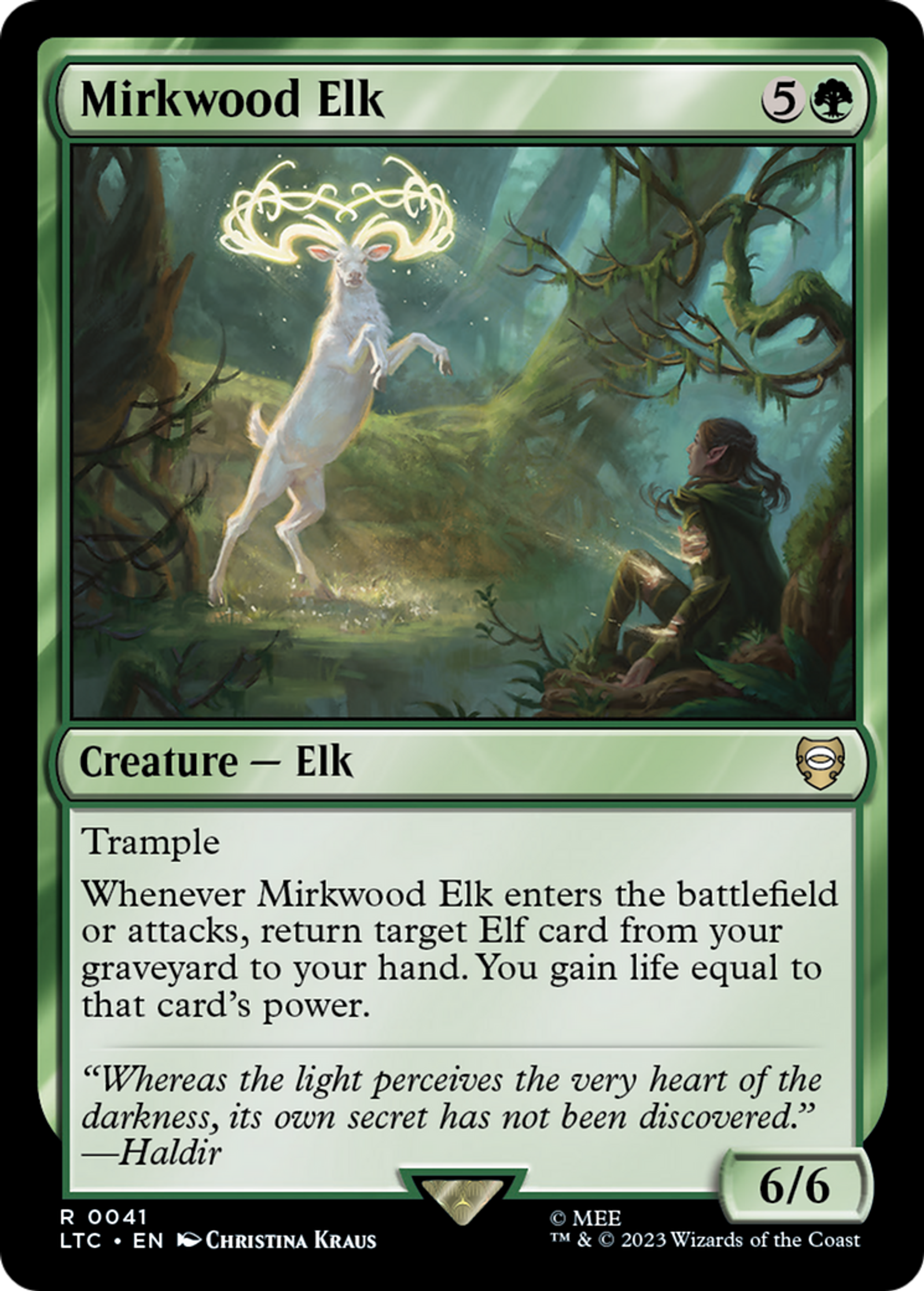 Mirkwood Elk — Tales of Middle-earth Commander — Magic: The Gathering