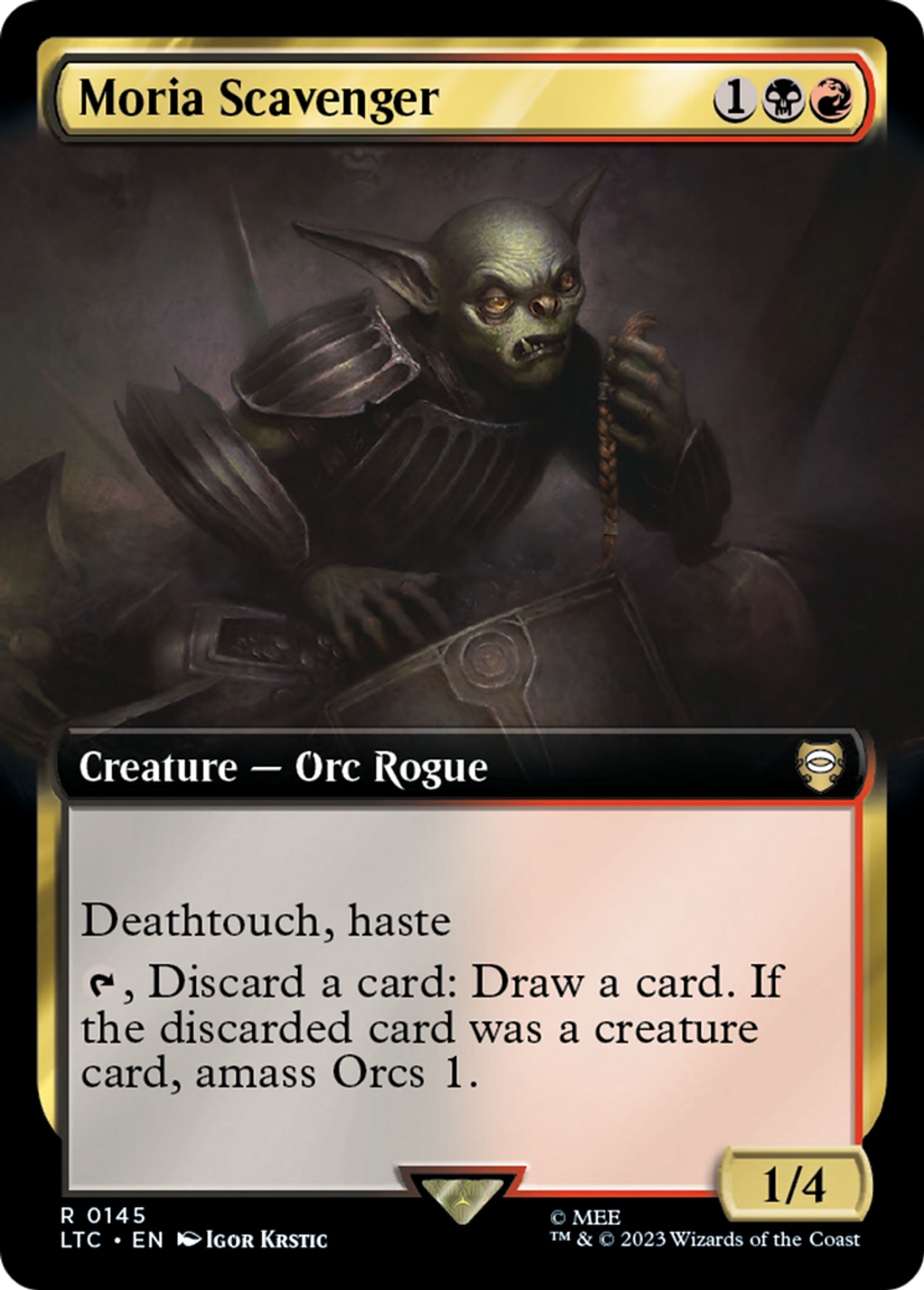 Moria Scavenger — Tales of Middle-earth Commander — Magic: The Gathering