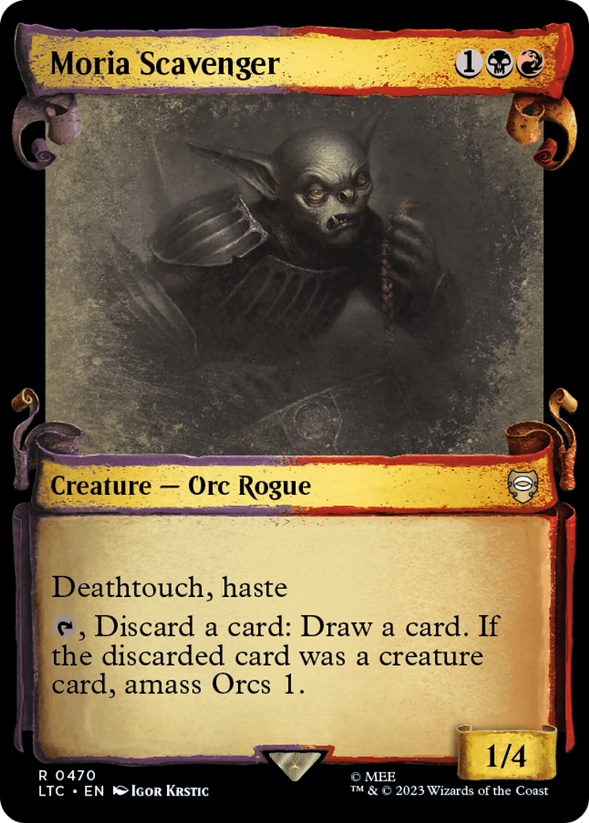 Moria Scavenger — Tales of Middle-earth Commander — Magic: The Gathering
